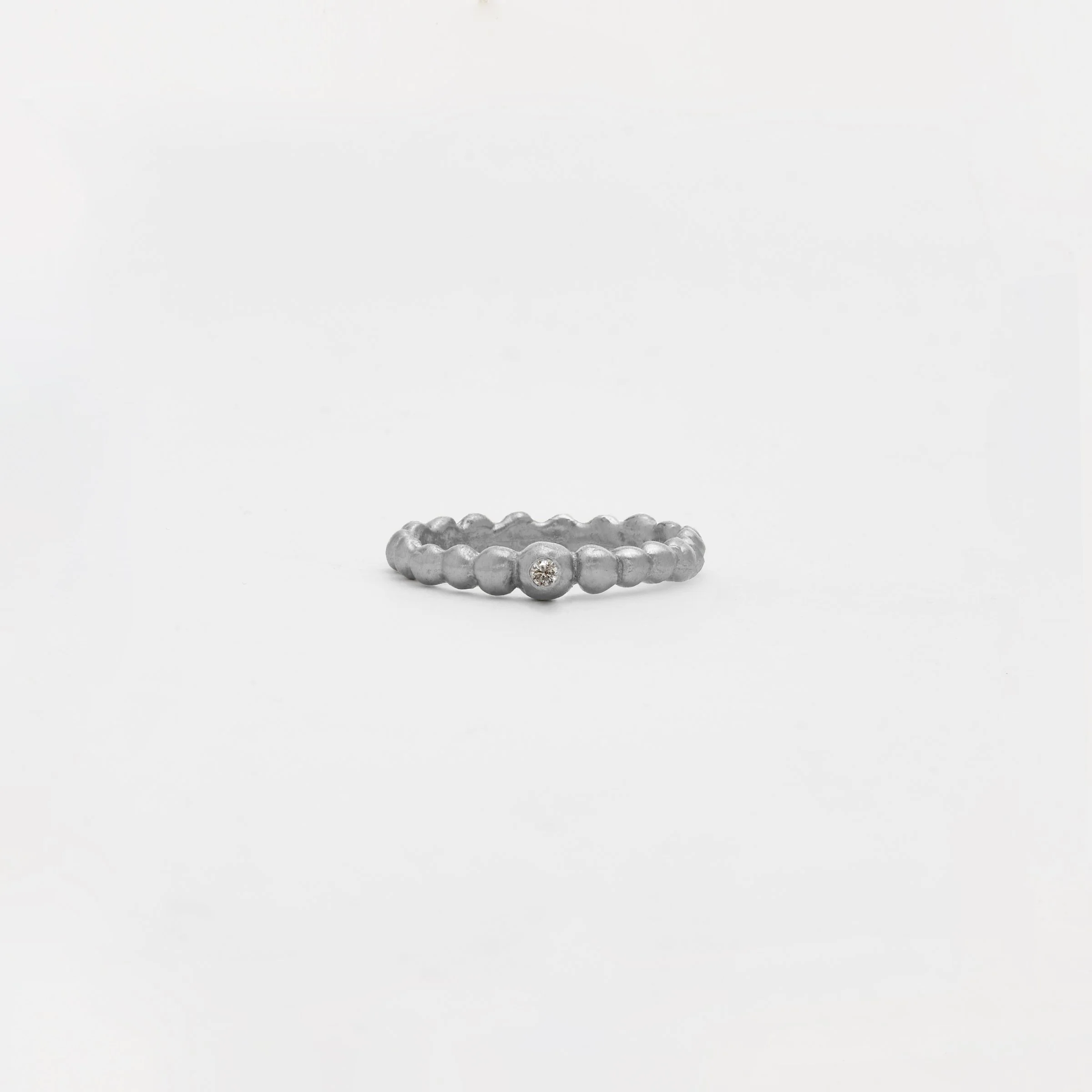 The Small Tributo Ring with Sapphire in Silver.jpg