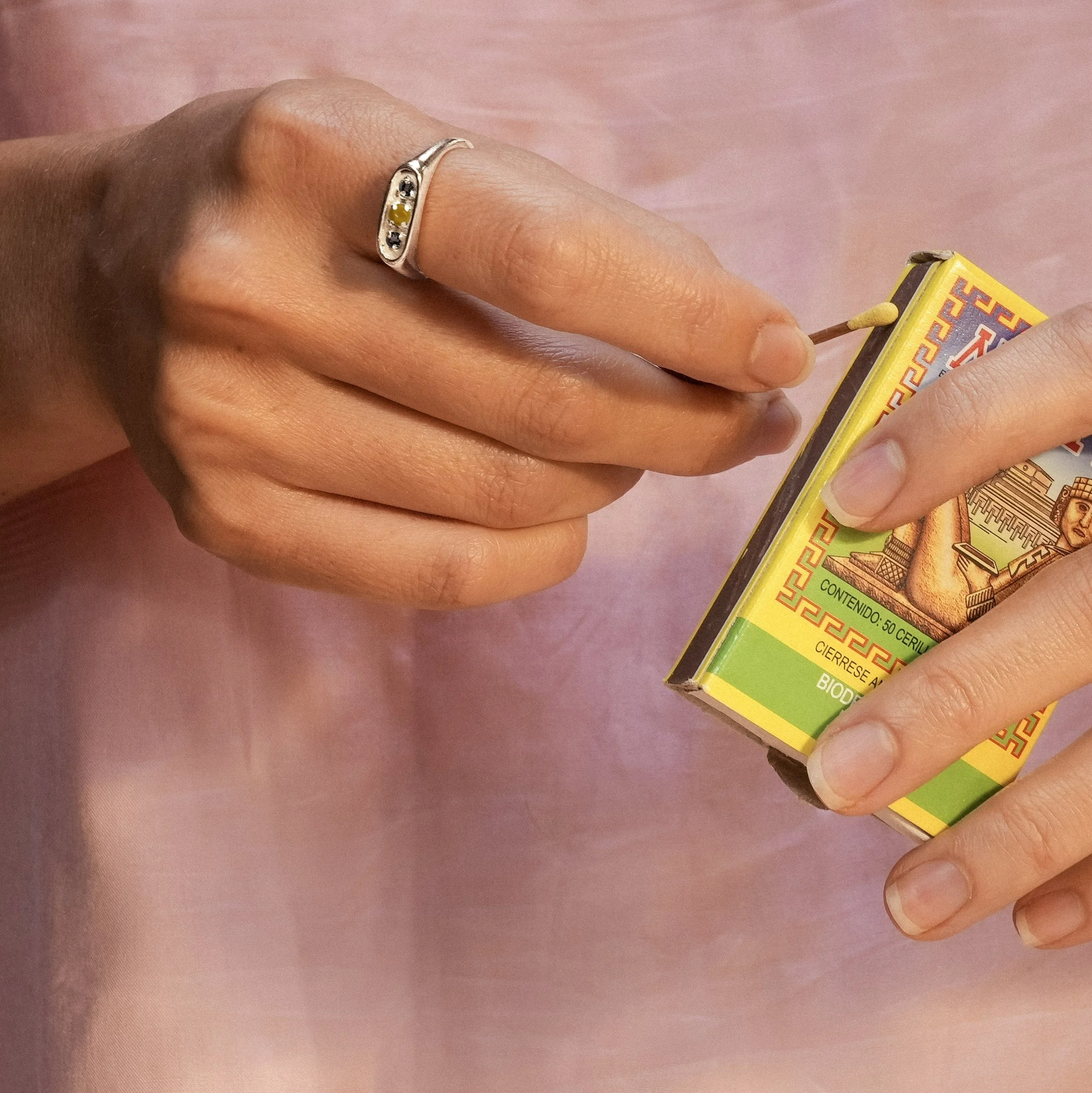 The Altar Ring with Amber in Silver.jpg