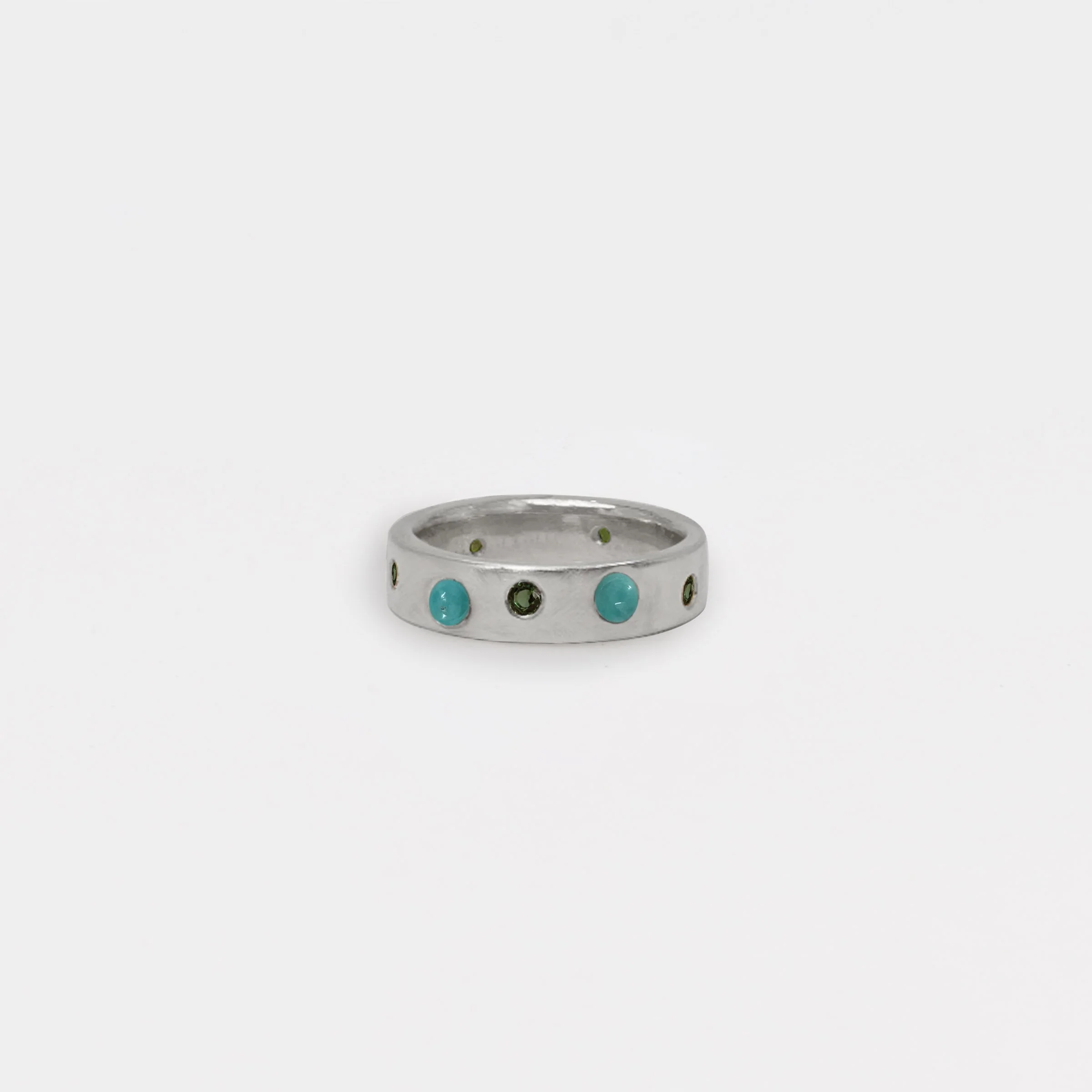 The Cendal Ring with Turquoise in Silver.jpg
