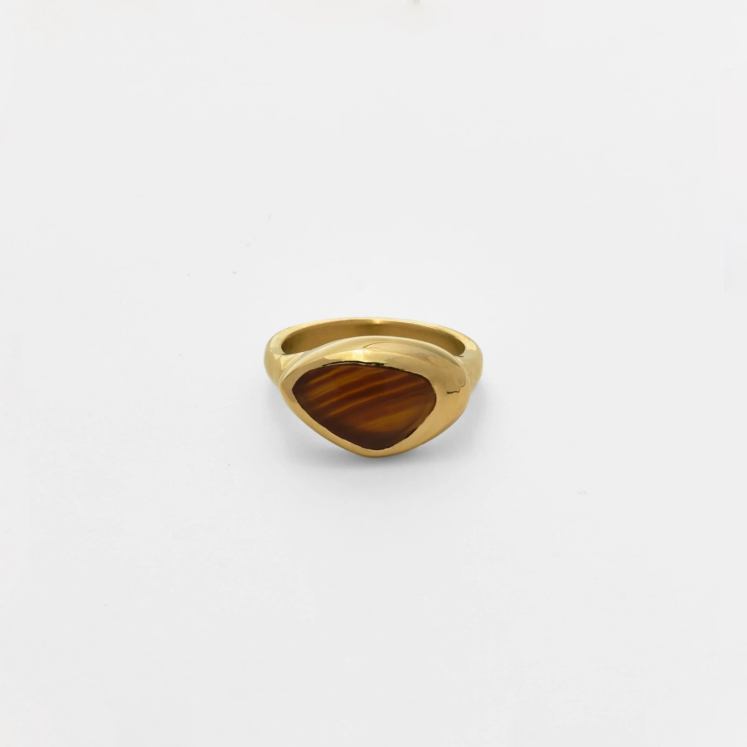 The Umbral Ring No2 with Agate in 14k Gold.jpg