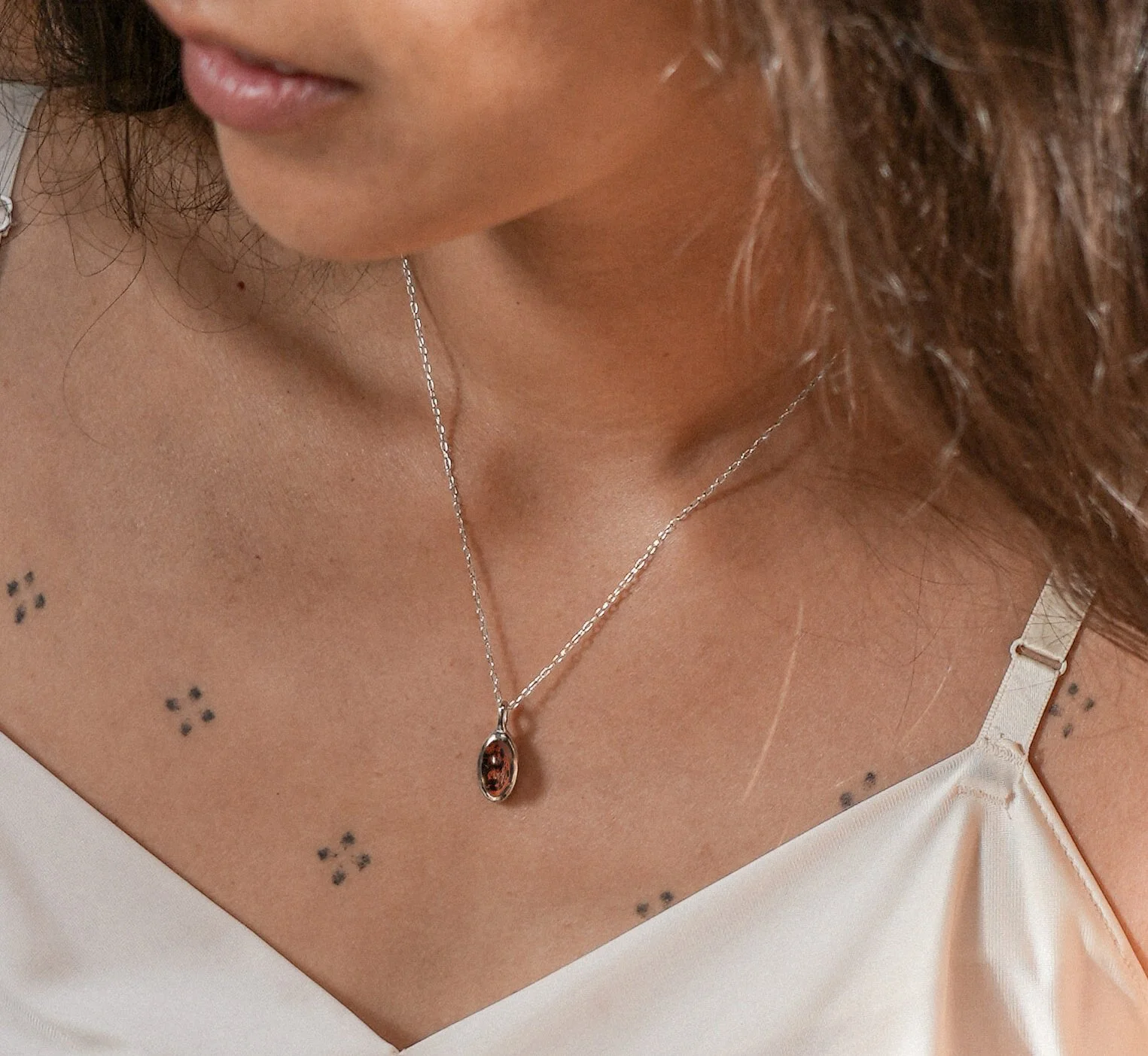 The Pedestal Necklace Obsidian Silver.jpg