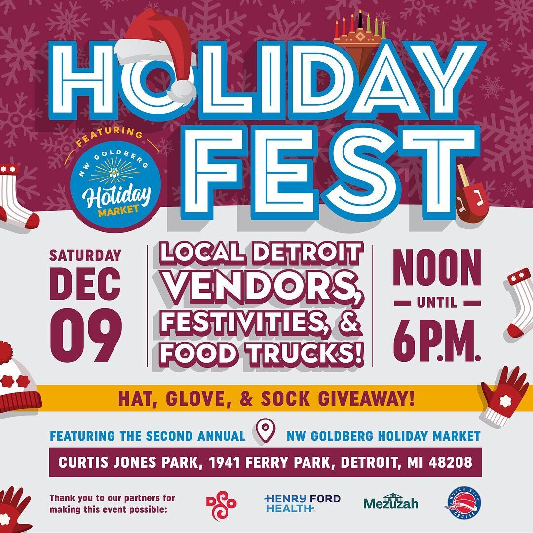 Join us on Saturday, Dec. 9 from noon to 6 p.m. for @nwgoldbergcares&rsquo; first ever HOLIDAYFEST!

This event will feature multiple activities including free food trucks, early-childhood crafts, musical entertainment, and the second annual NW GOLDB