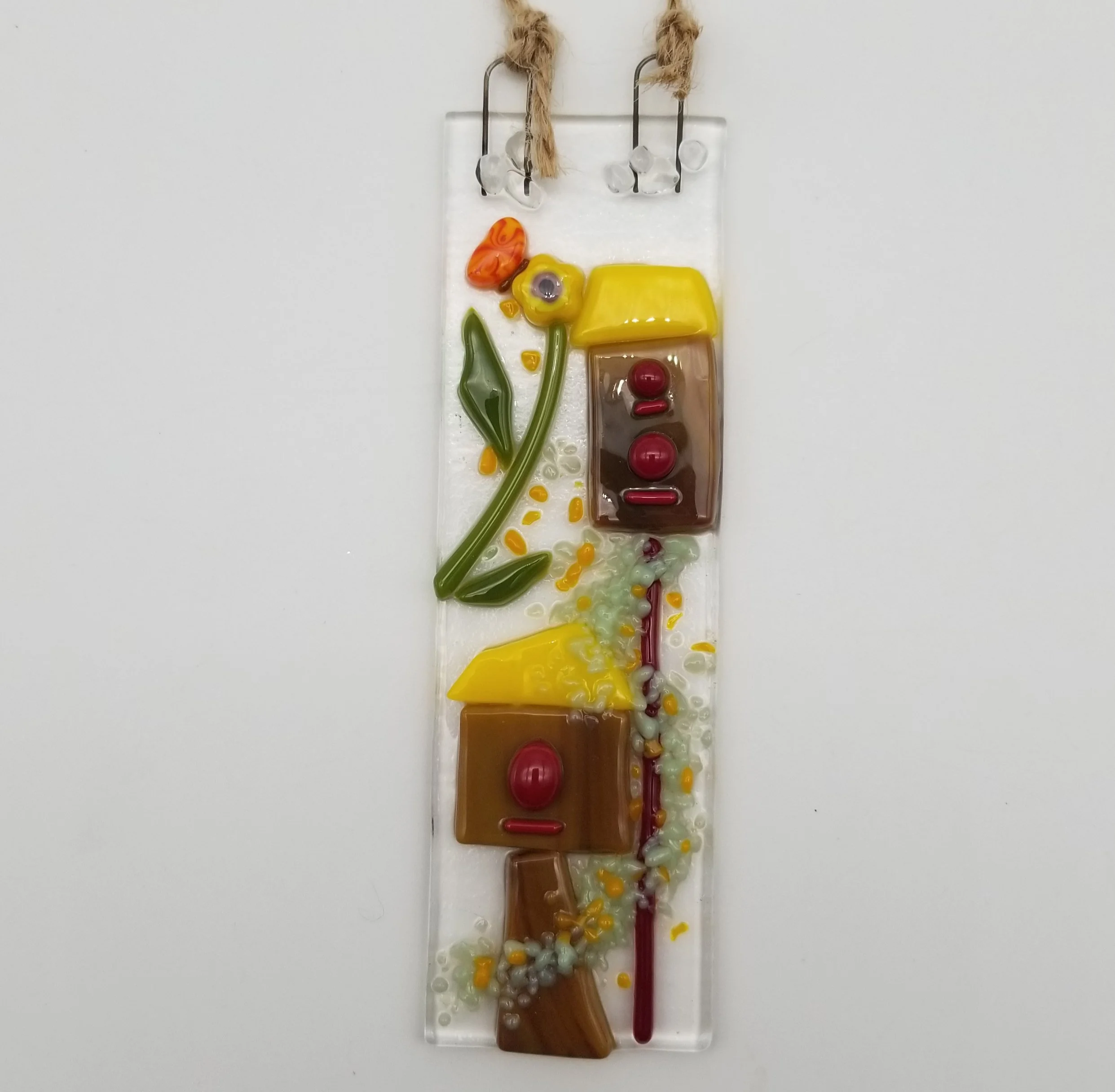 Birdhouses with Yellow