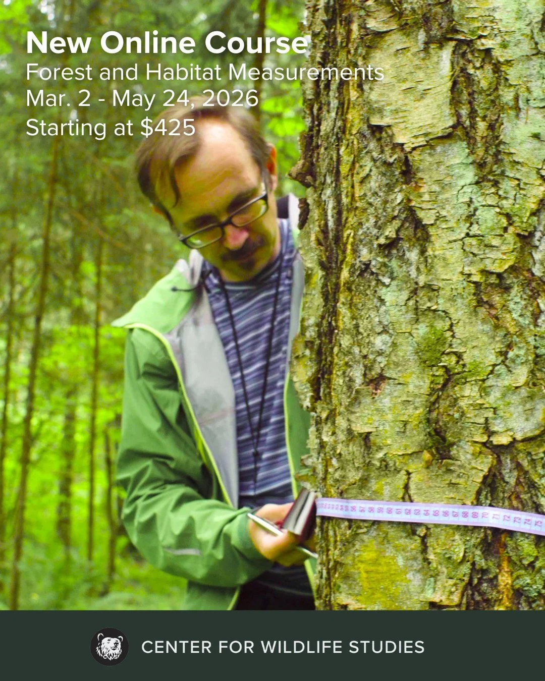 Ready to build your field skills and strengthen your ability to work with vegetation and habitat data? Our new course, "Forest and Habitat Measurements," is designed to give you practical tools for planning, collecting, analyzing, and summa