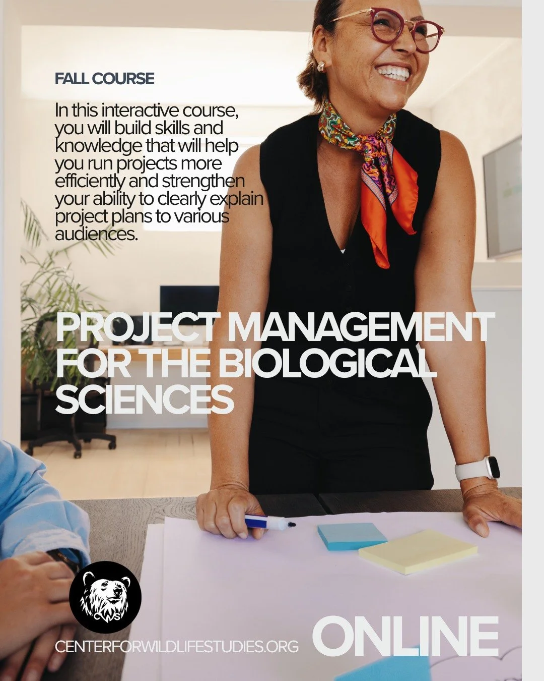 🎓 Want to excel in managing projects?

Join our Fall Course in Project Management for the Biological Sciences!

🔍 Dive into effective project management tailored for research, conservation, and more.

What you'll learn:
- Master the project life cy