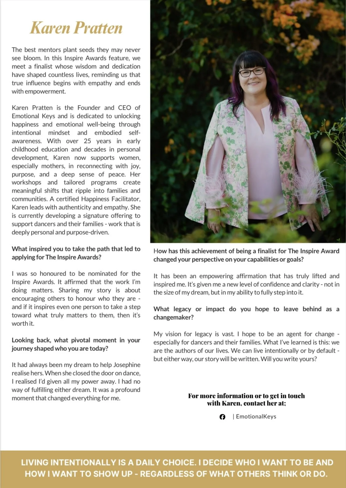 Article by I.N.S.P.I.R.E. MAGAZINE - ISSUE 004