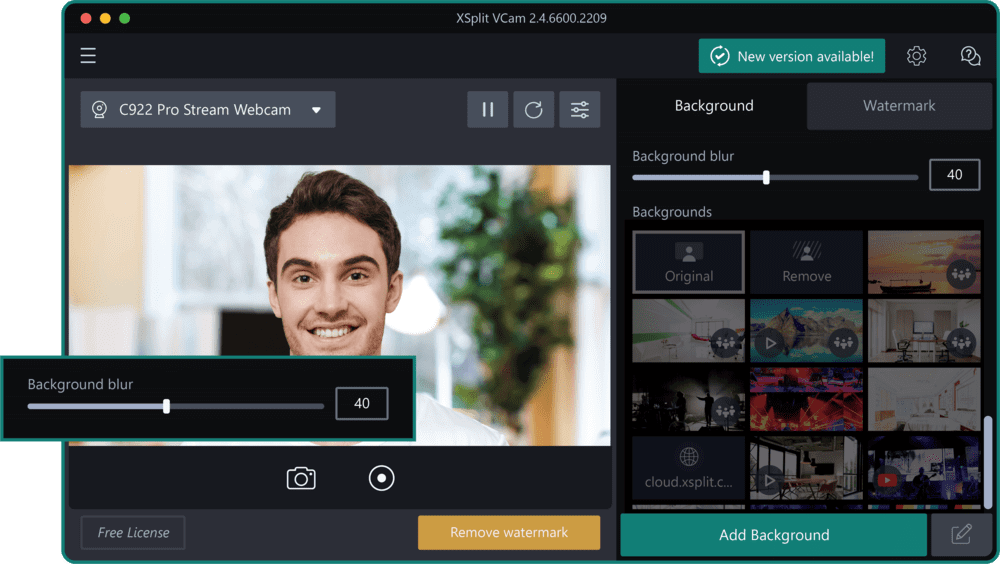 Webcam App With Virtual Background – SFSPF