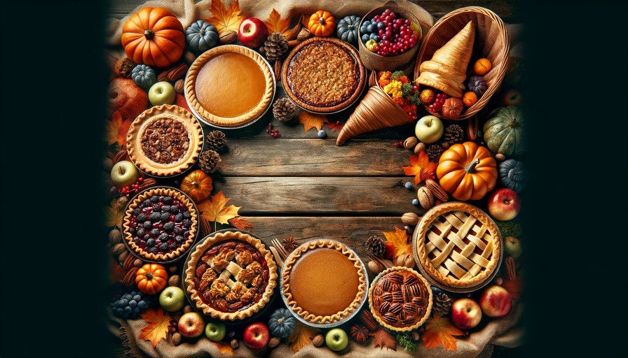 A+Thanksgiving+background+with+a+focus+on+traditional+pies+and+a+cornucopia.jpg