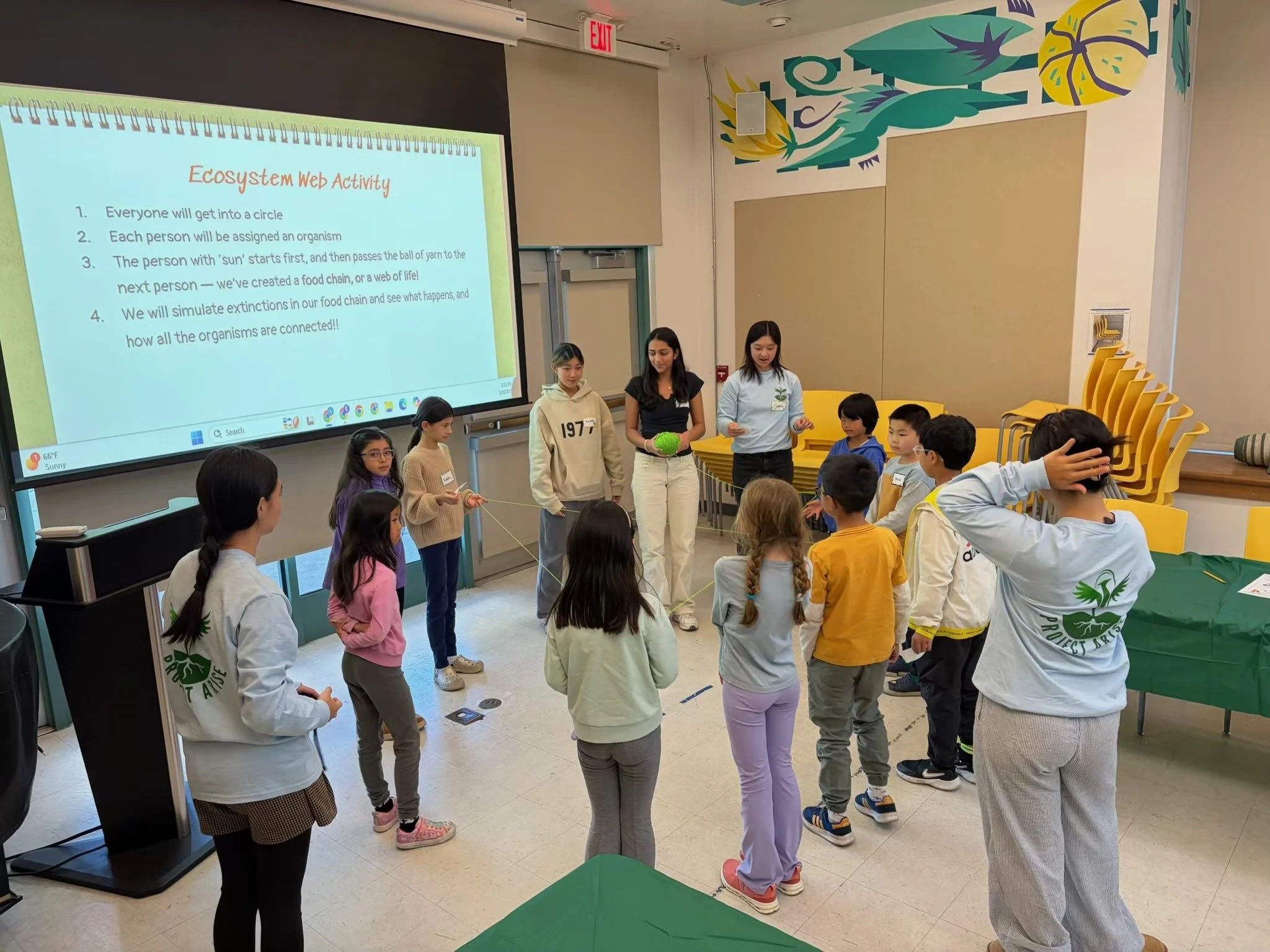 Participants at our Ecology Explorers workshop simulated their own interactive food web! 1/10/26