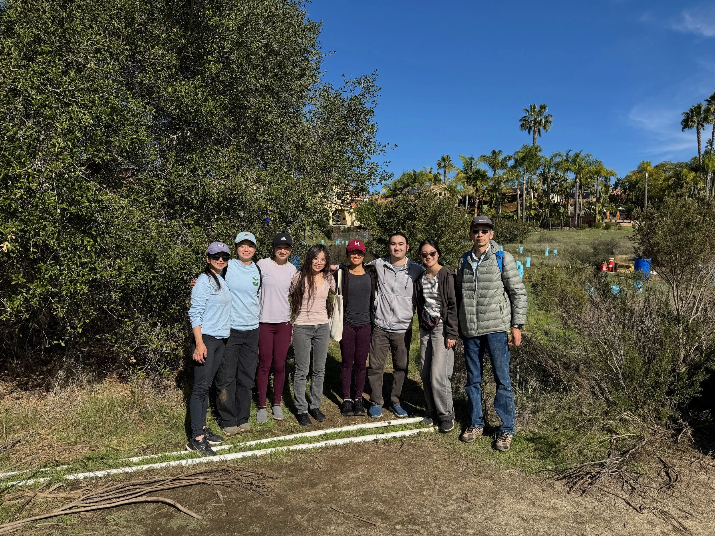 ARISE volunteer crew at Los Peñasquitos Canyon Preserve. 12/28/25