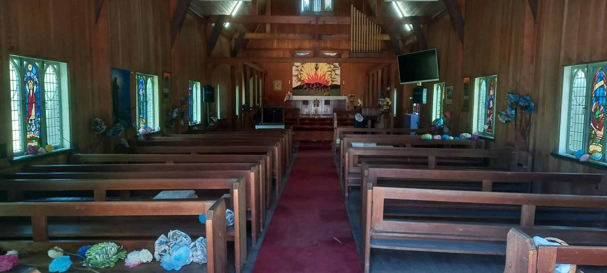 St Andrew's Toogoolawah,  our handmade Crown of thorns is stunning