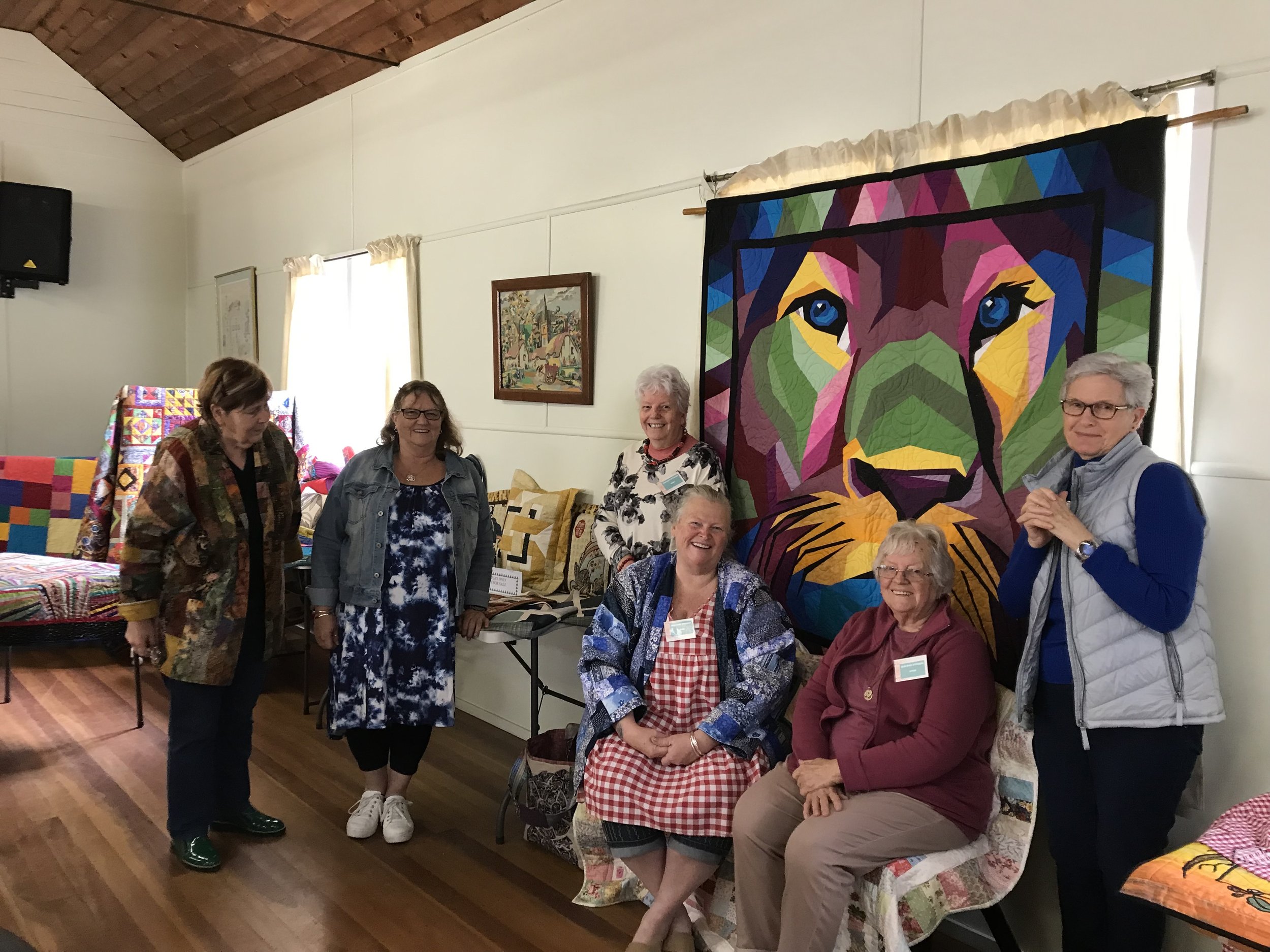 Glen Rock Stitchers members at their Open Day.