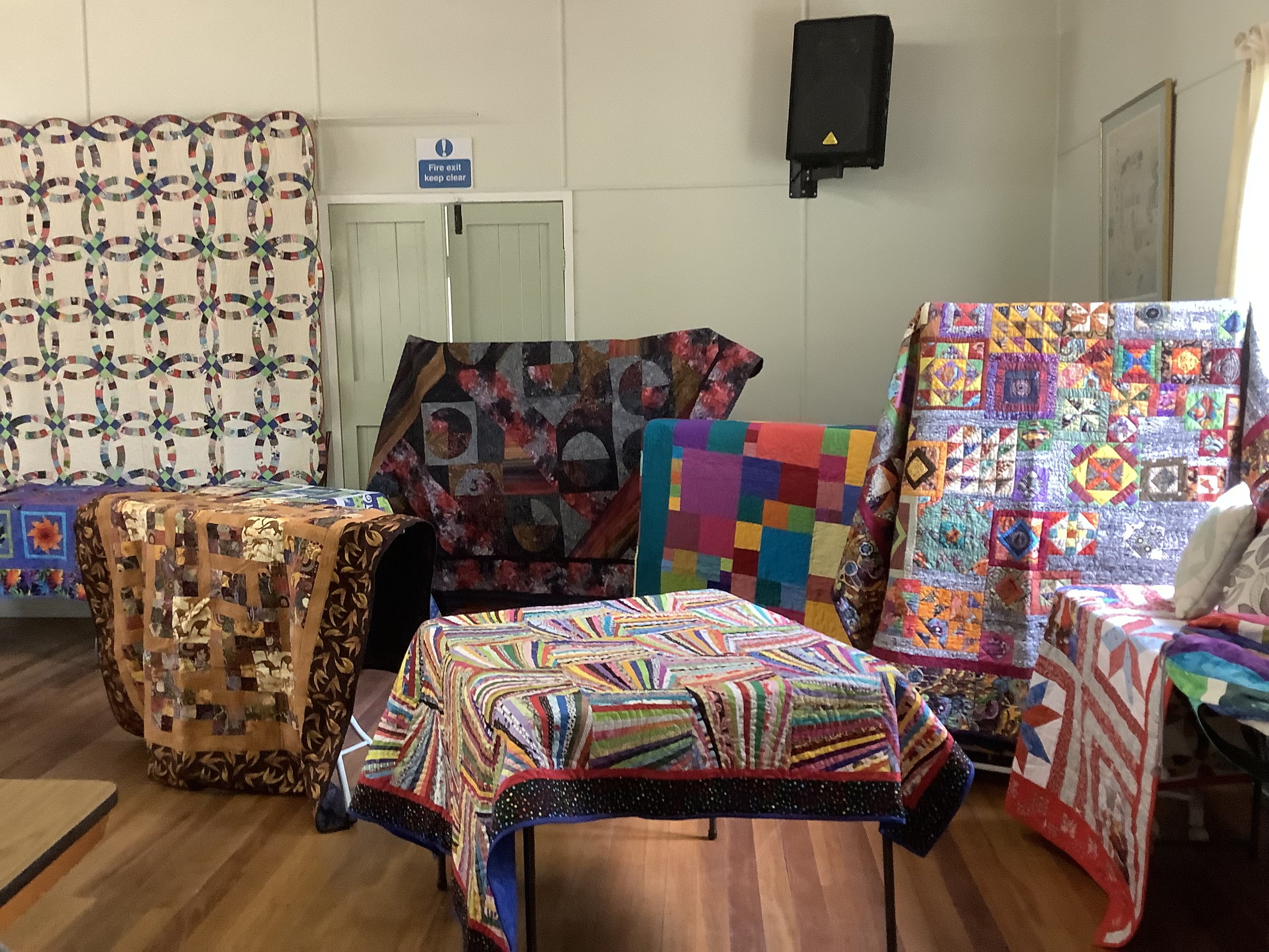 Glen Rock Stitchers work