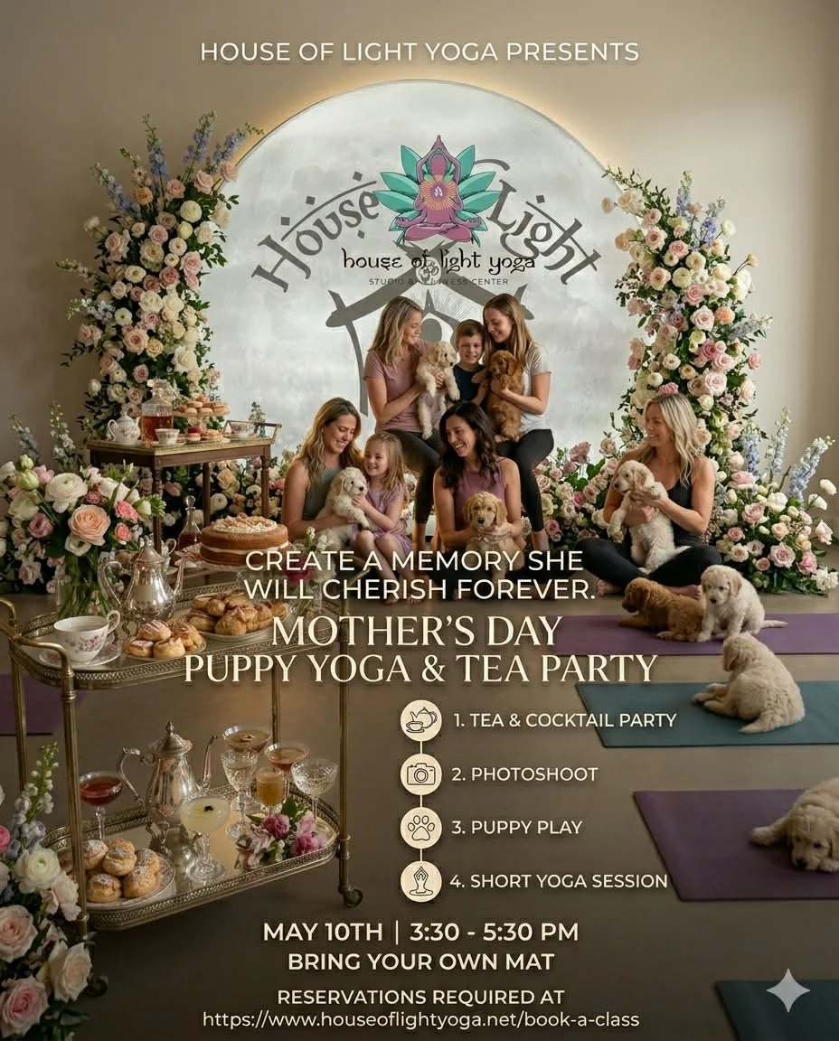 Mother's Day Puppy Yoga & Tea Party