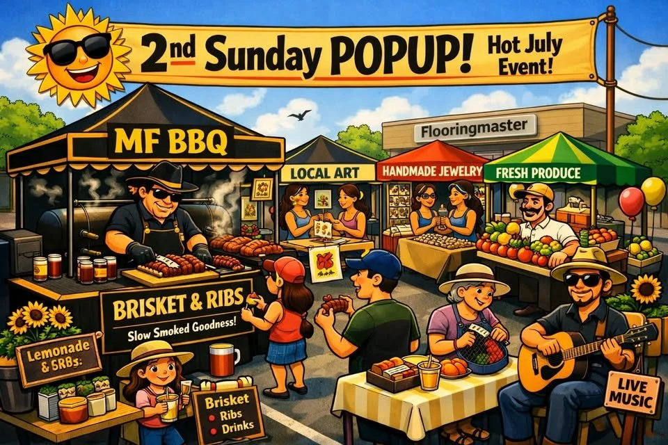 July's 2nd Sunday MF BBQ Market