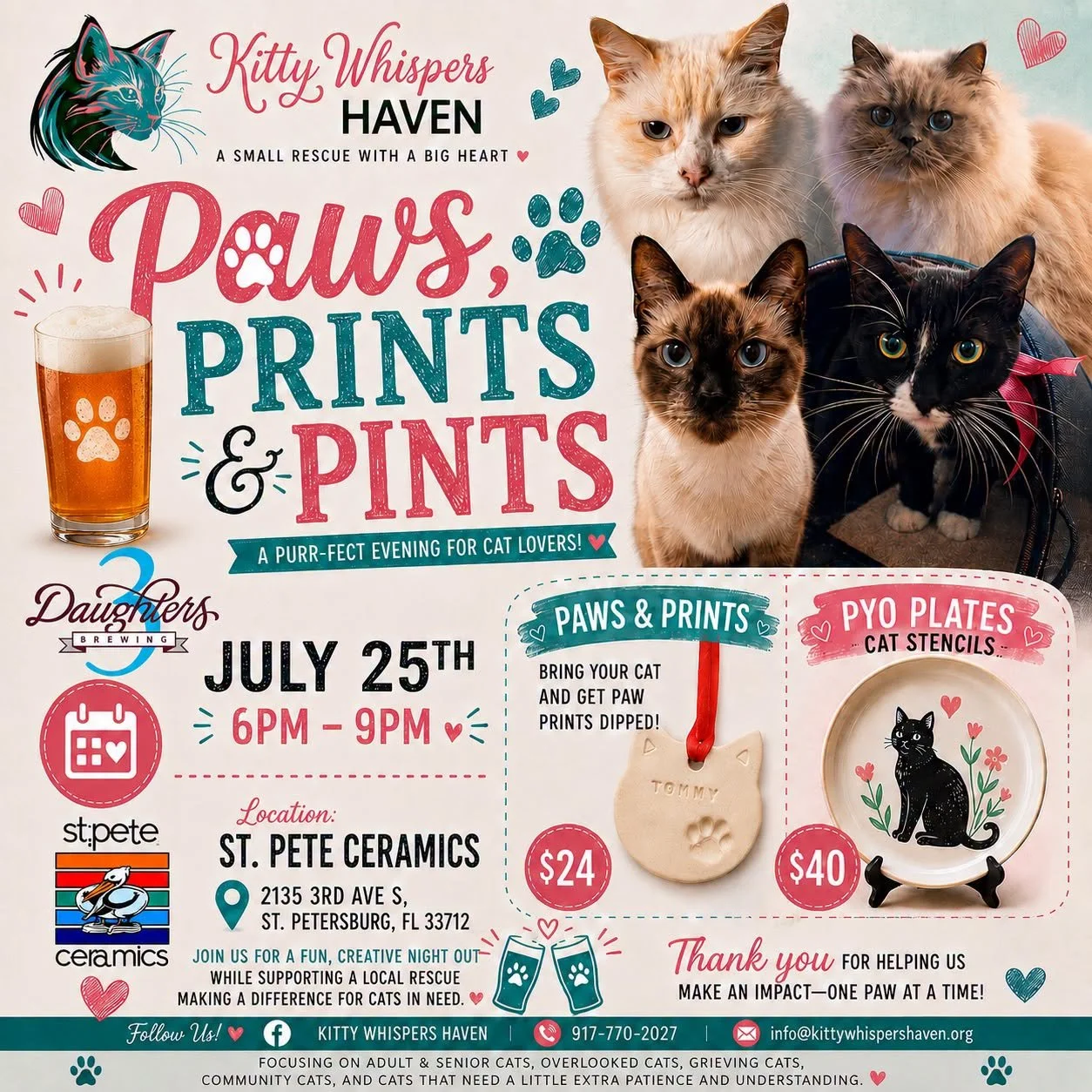Paws, Prints, & Pints