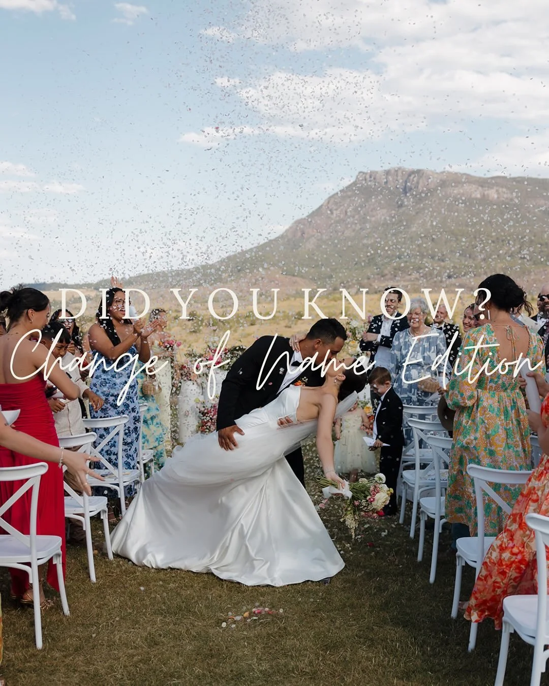 Did you know that, when it comes to changing your name, you&rsquo;ve got options to choose from.

As you probably know, some people choose keep their names, some hyphenate or blend their names, and some take new ones entirely.

During the signing, br