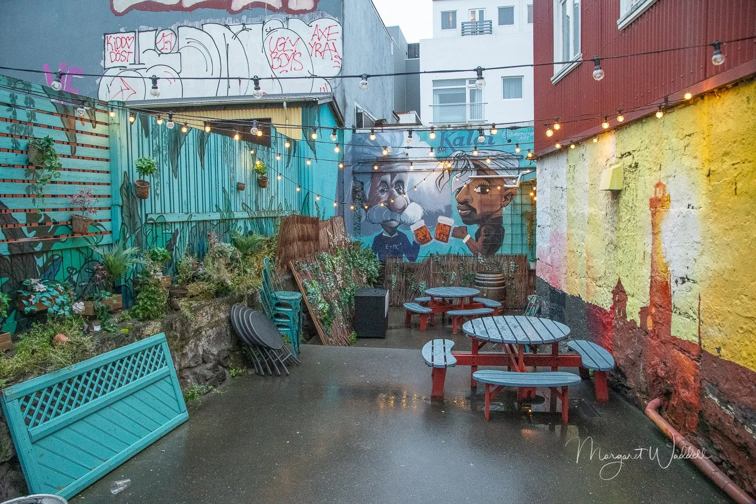 A colorful nook in Reykjavik 2024