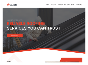Skyline Roofers - Figma template
