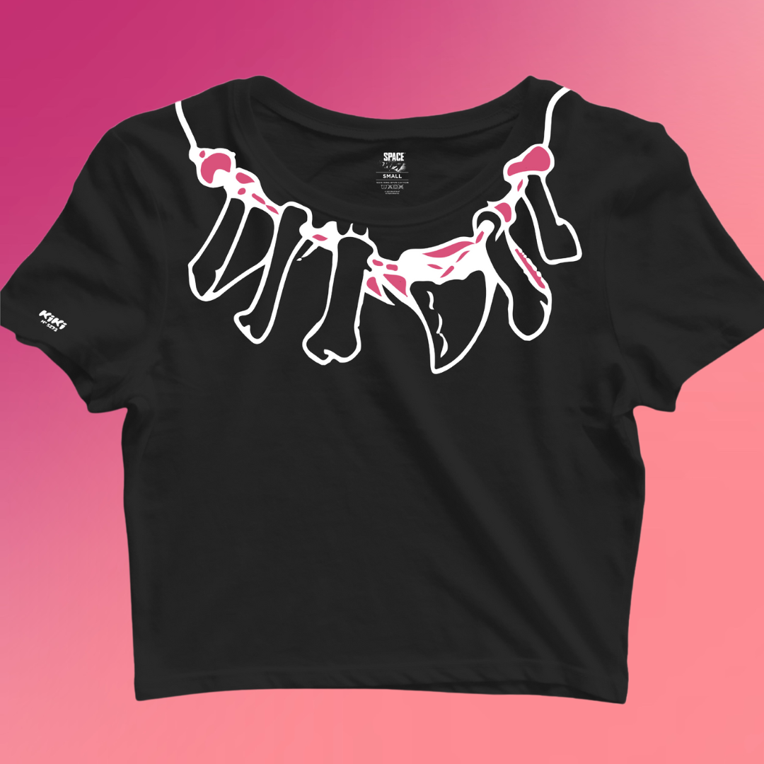 KIKI BONES CROP TEE