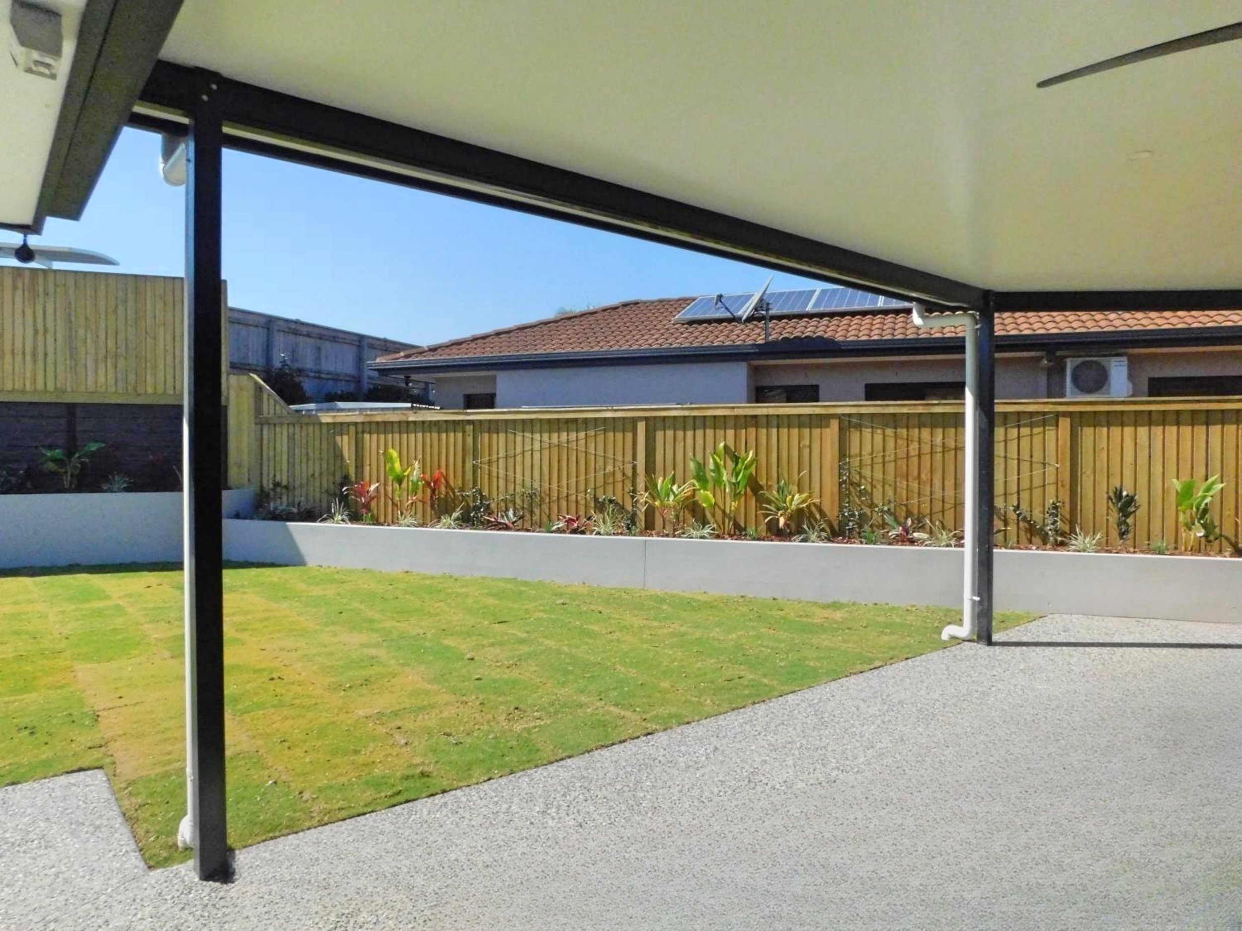 Falcomer Landscapes backyard renovation Carindale