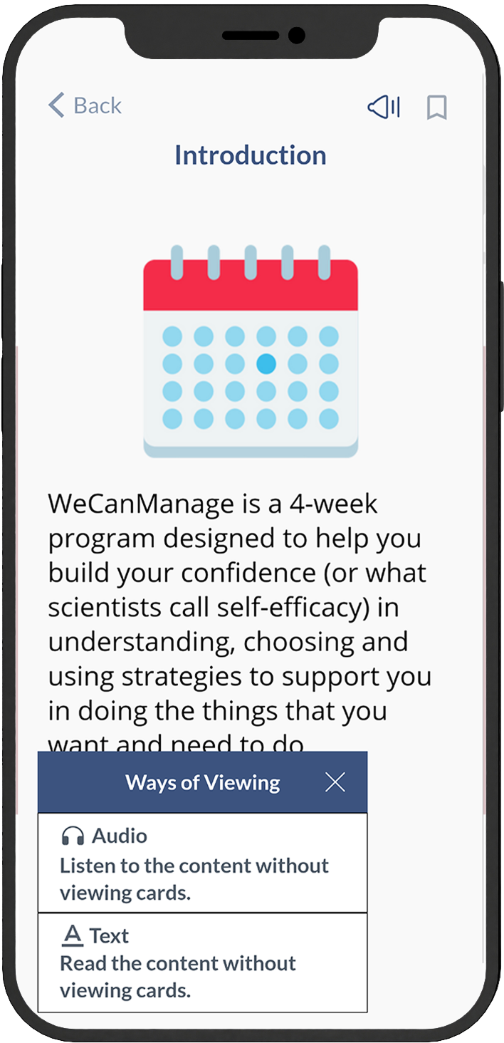 Content display options