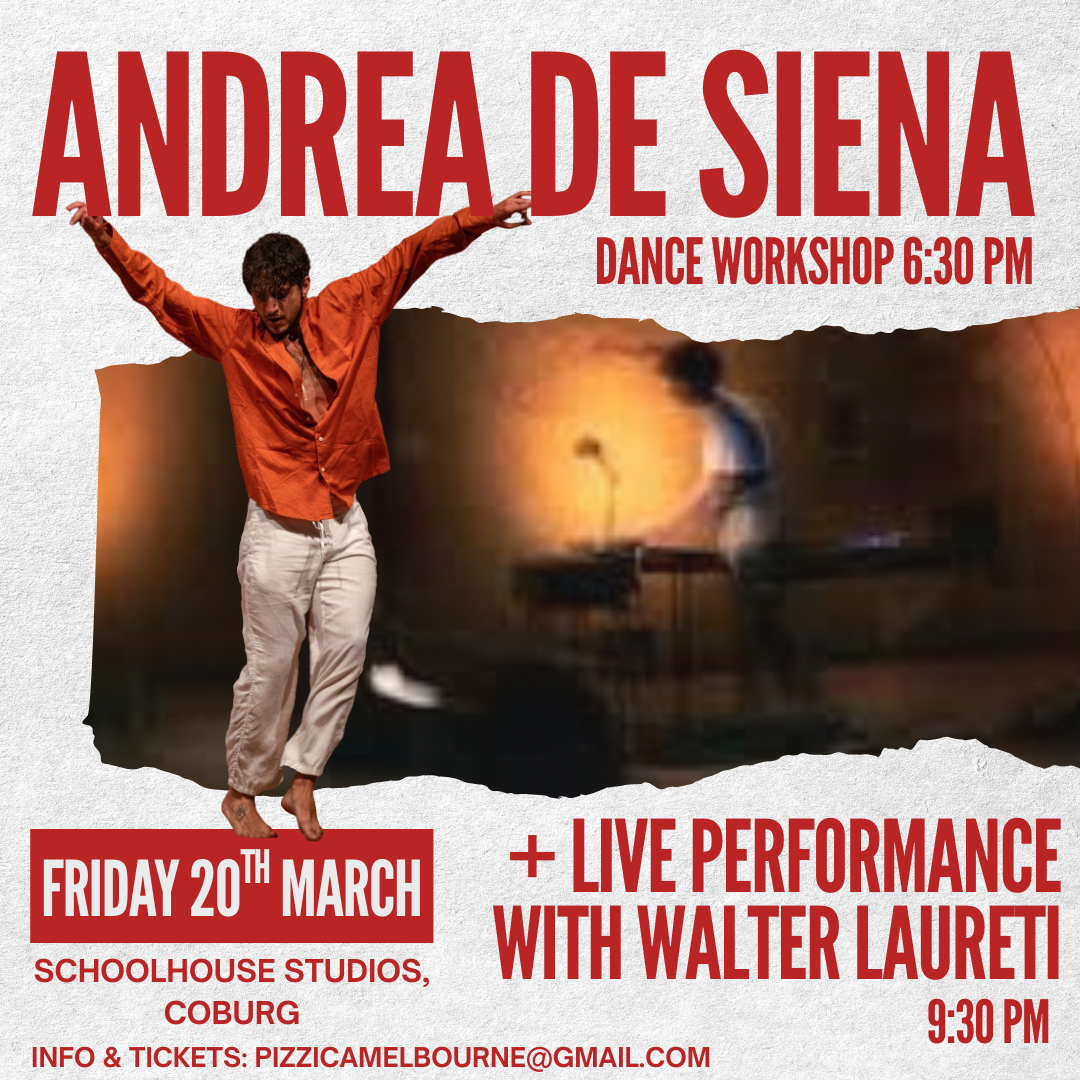 Andrea De Siena Dance Workshop + Live With Walter Laureti