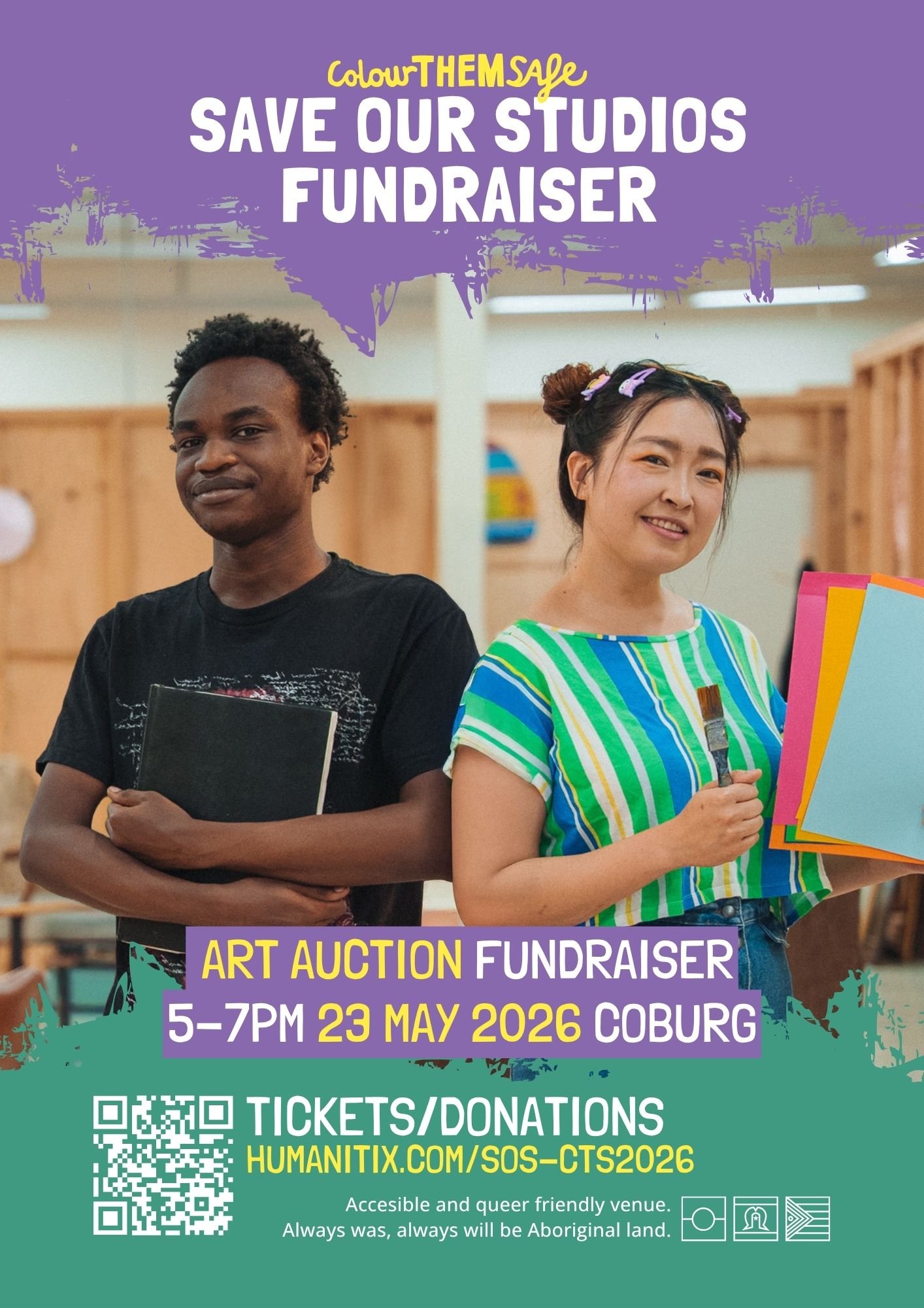 Colour Them Safe S.O.S. Fundraiser