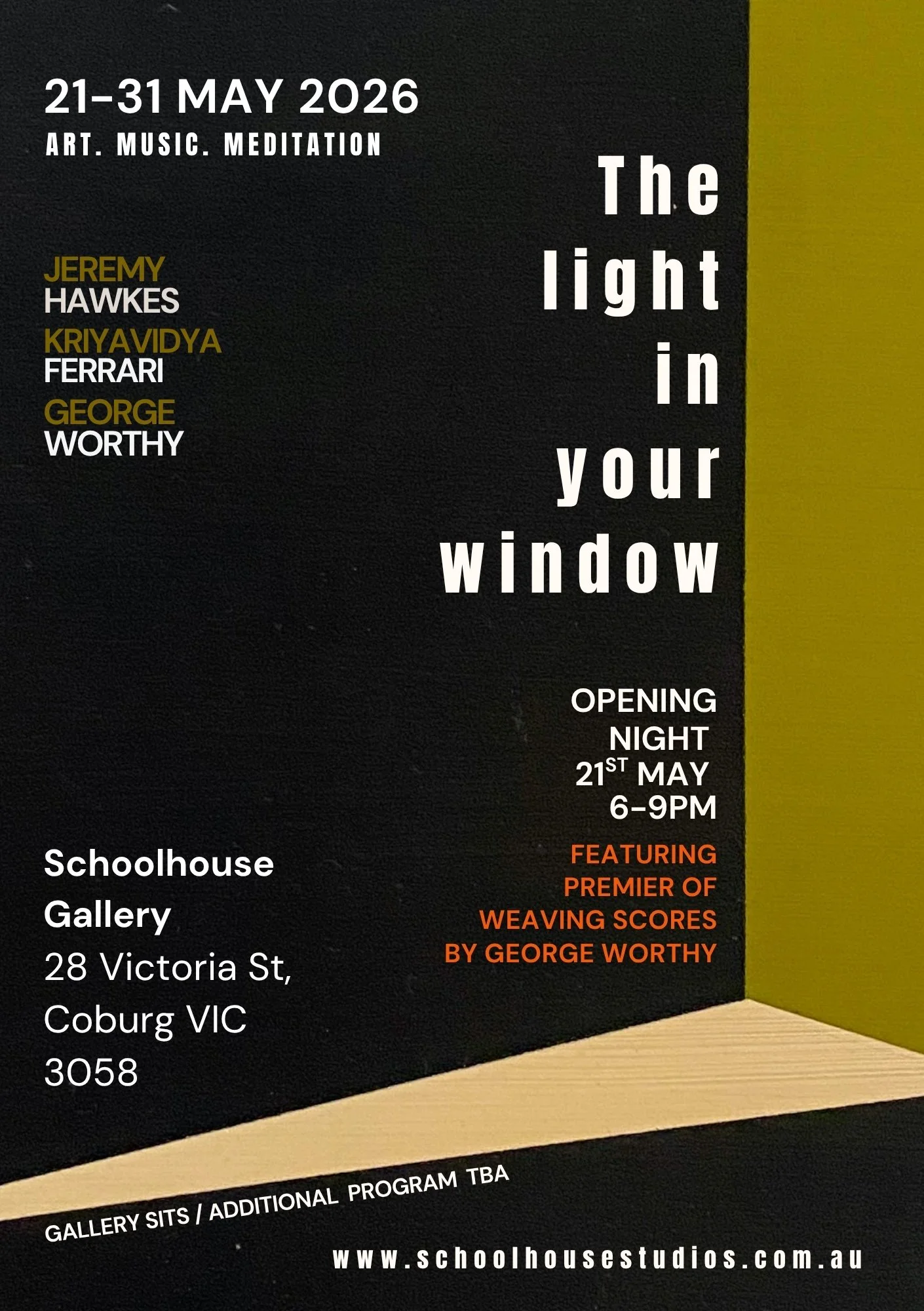 Jeremy Hawkes, Kriyavidya Ferrari &amp; George Worthy: The Light In Your Window