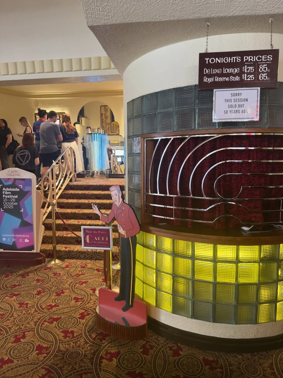 Interior of the Capri Theatre in Adelaide