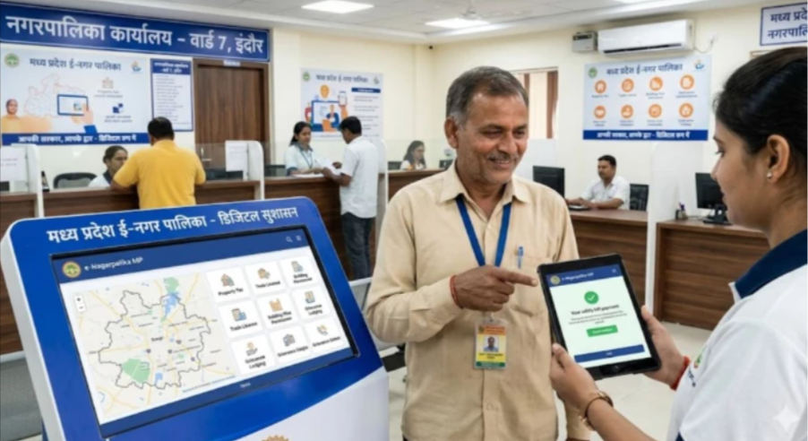 MP's E-Nagar Palika Project Receives Prestigious National E-Governance Award, Makes Headlines Across the Country