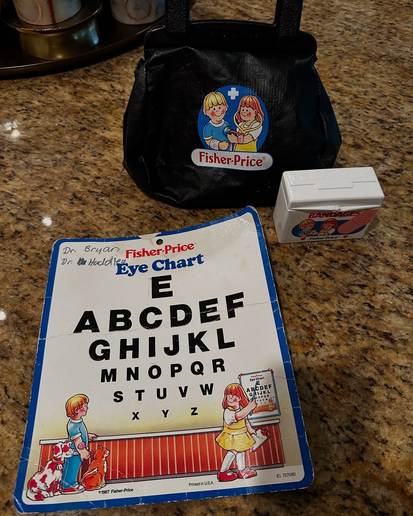 If anyone was wondering, @the_good_pa has been taking care of people (real and imaginary)since he was a child! I can&rsquo;t with this little doctor kit! Peep the little Dr. Bryan in the corner! Thanks for sticking to your dreams Daniel!