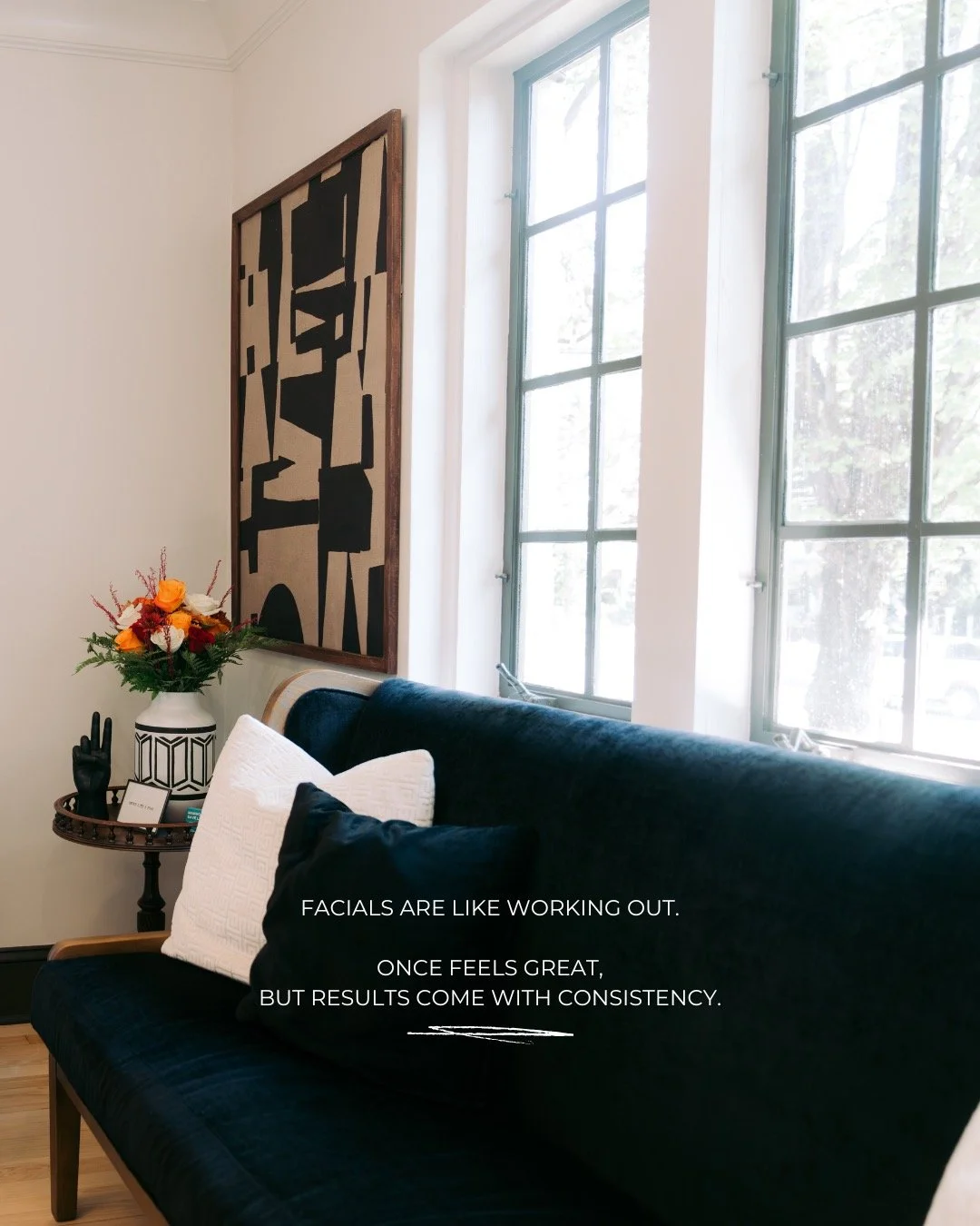 Monthly facials support consistent skin health&mdash;improving texture, promoting cell turnover, clearing congestion, and enhancing the effectiveness of your skincare routine.

Let us help you maintain healthy glowing skin. 

Book online BryanMW.com 