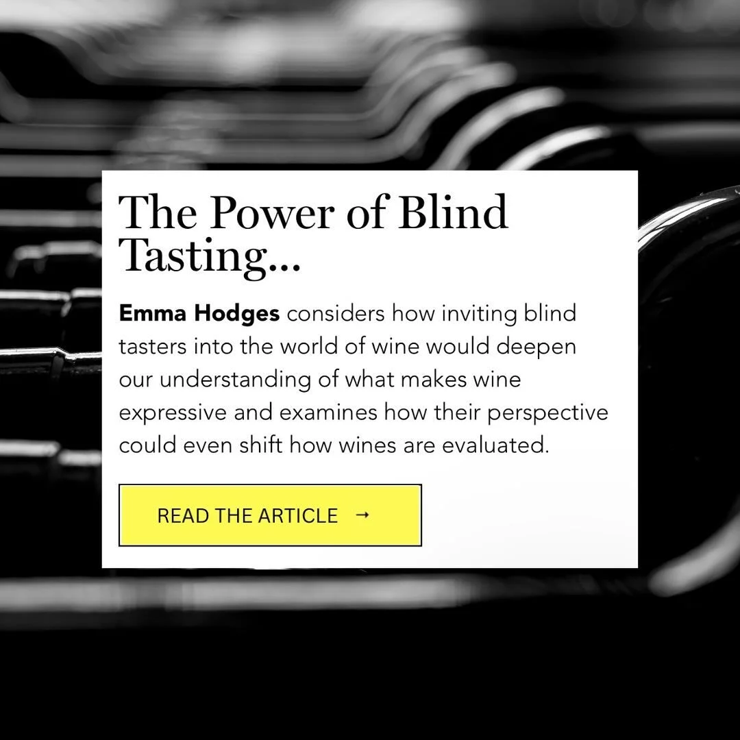 After a powerful and insightful podcast recording with @taylornotcutt, Accessibility &amp; Inclusion Consultant @emmaswinetime reflects on the power of blind tasting in the wine industry, and in her latest article for @rewritingthewinenews examines i
