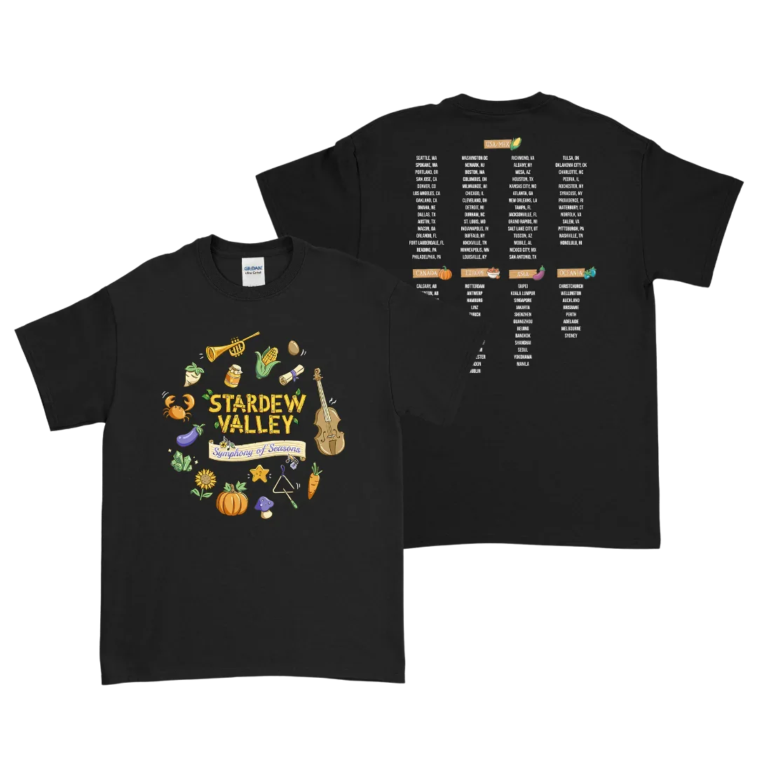 Symphony of Seasons Tour Black T-Shirt