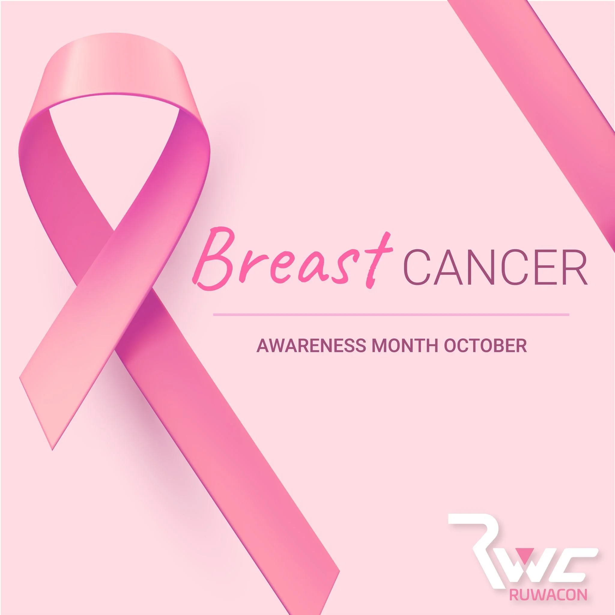 🎀 October &mdash; a time to raise awareness and show support for those affected by breast cancer.

At Ruwacon, we stand with the brave individuals who continue to fight, and we encourage everyone to prioritise early detection and regular check-ups.
