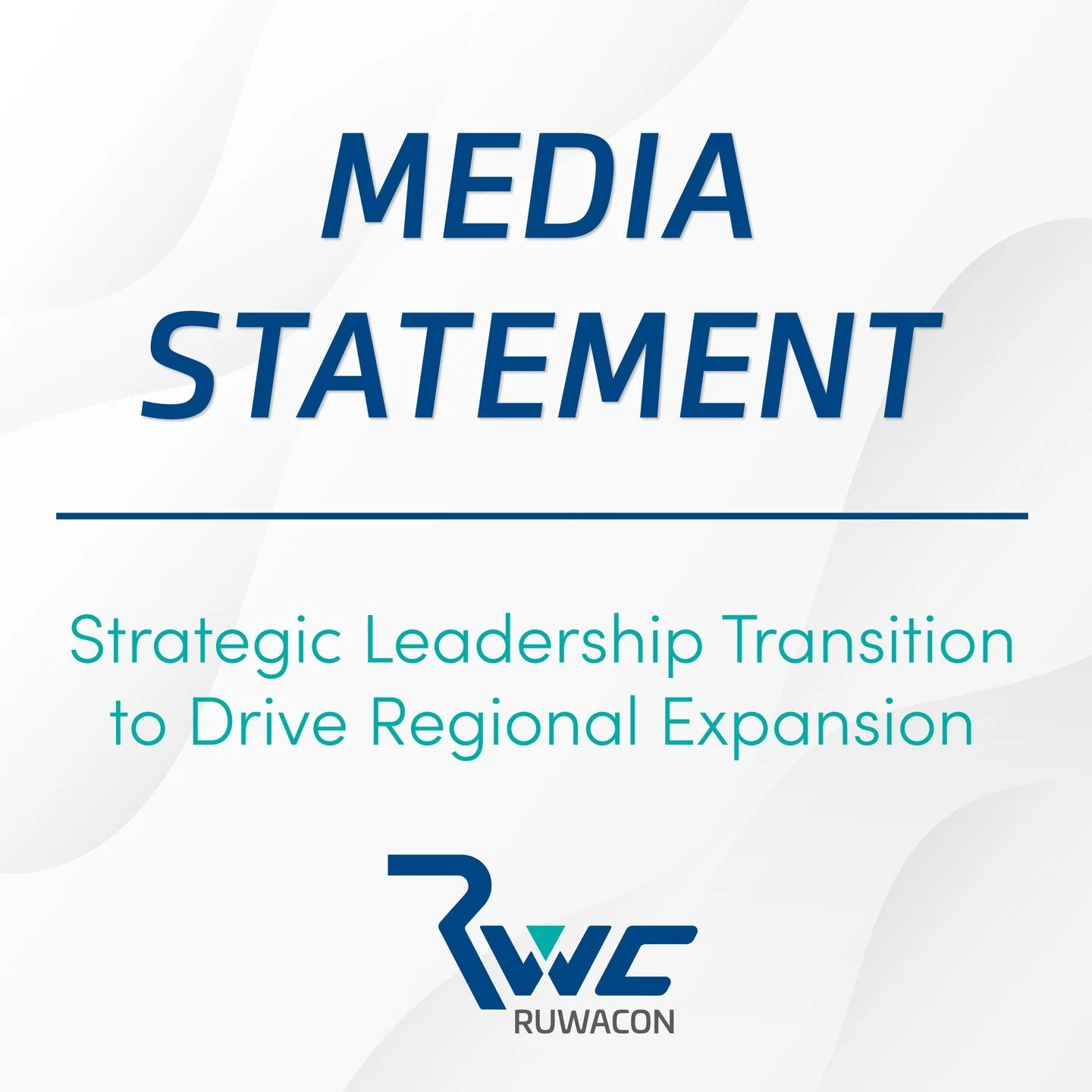 Ruwacon Announces Executive Leadership Transition

Ruwacon (Pty) Ltd has announced a strategic leadership transition as part of its long-term succession plan and regional growth strategy.

Long-serving CEO Valentine Rantsoareng will step down from ex