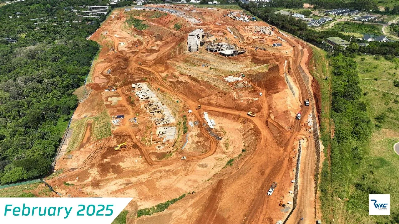 Project Progress | Coral Cove Senior Living Estate | KZN North Coast

February 2025 vs Current Progress by KZN Regional Manager, Ainsley Veeran

Ruwacon (Pty) Ltd. commenced construction of the top structures for the prestigious Coral Cove Senior Liv