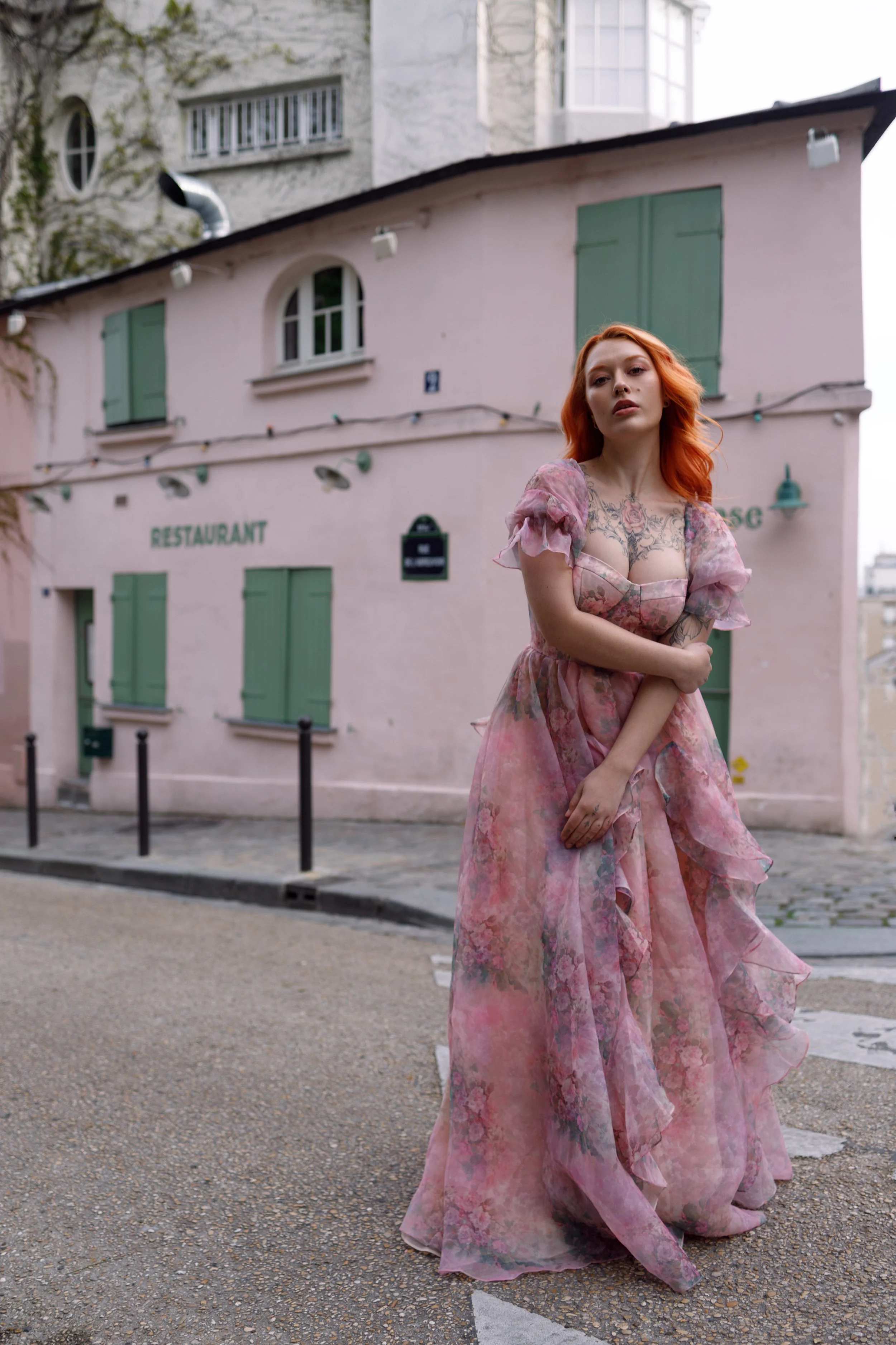 Pink Dress in Paris 2023 /
Anastasia Konovalova /
Dress Studio Wonderland /
Muah Kim Viergever