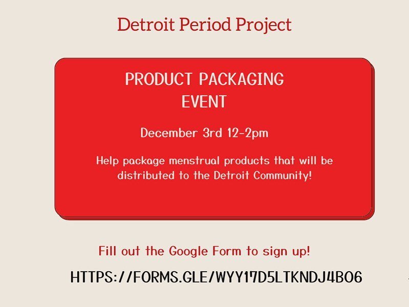 Hi everyone we are doing a product packaging event on December 3rd from 12-2pm. Please fill out the google form if you are interested so we can send you more information.  Hope to see you there! https://forms.gle/BW8Vu9KUudKaB9fN7