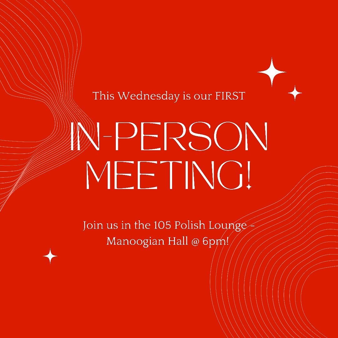 HAPPY MENSTRUAL MONDAY!!

We are excited to announce our first in-person meeting is happening this Wednesday!! This will be the first one together as DPP. Come and join us in the Polish Room @ 6 pm! 

Can&rsquo;t meet in person? We&rsquo;ll stream on