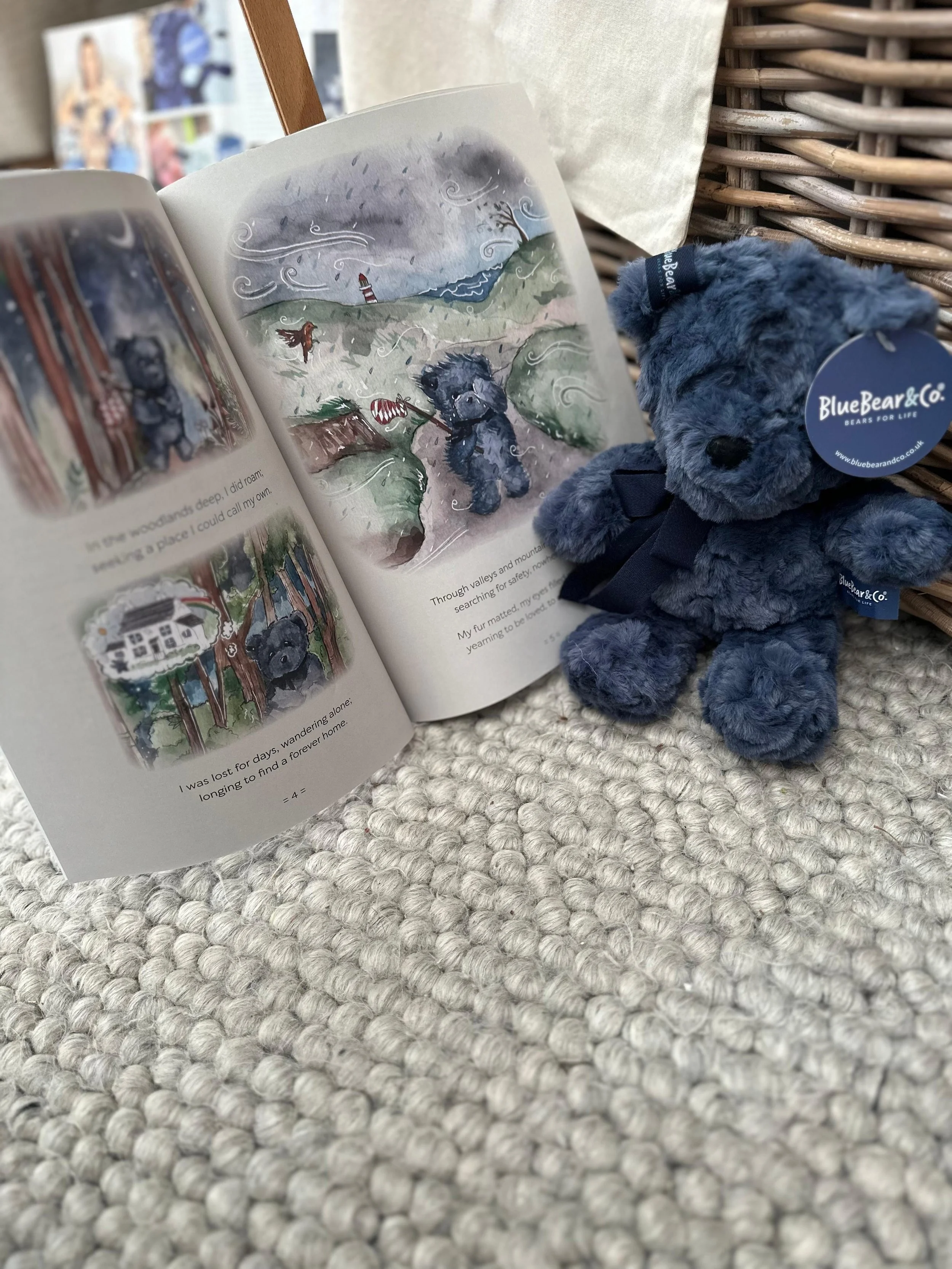 ‘Finding You,’ Dark Blue Bear’s Story Comes to Life 📘🧸💙