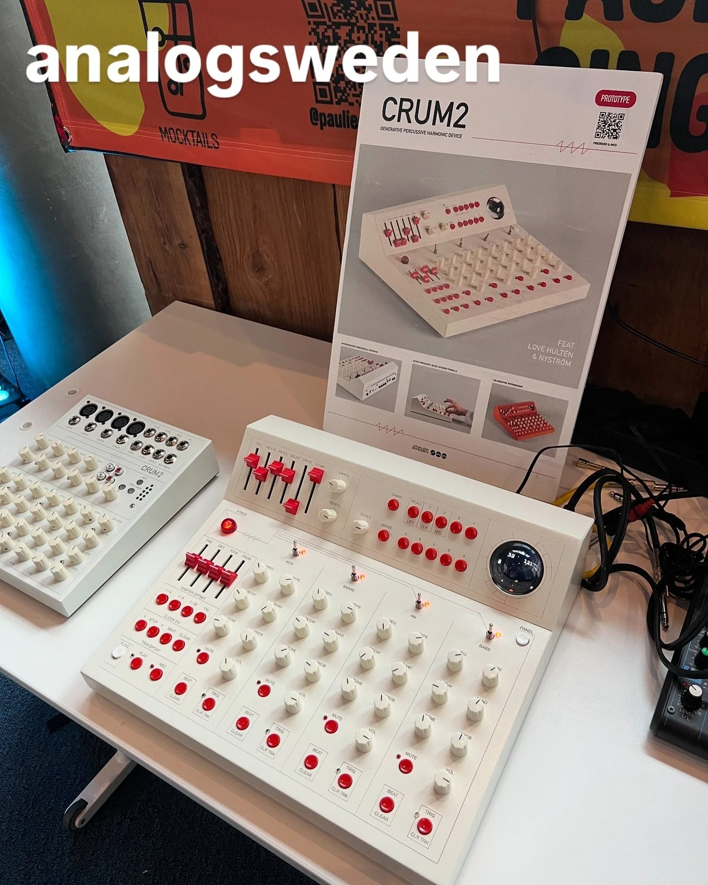 New prototype from @analogsweden is beautiful and fun to play!