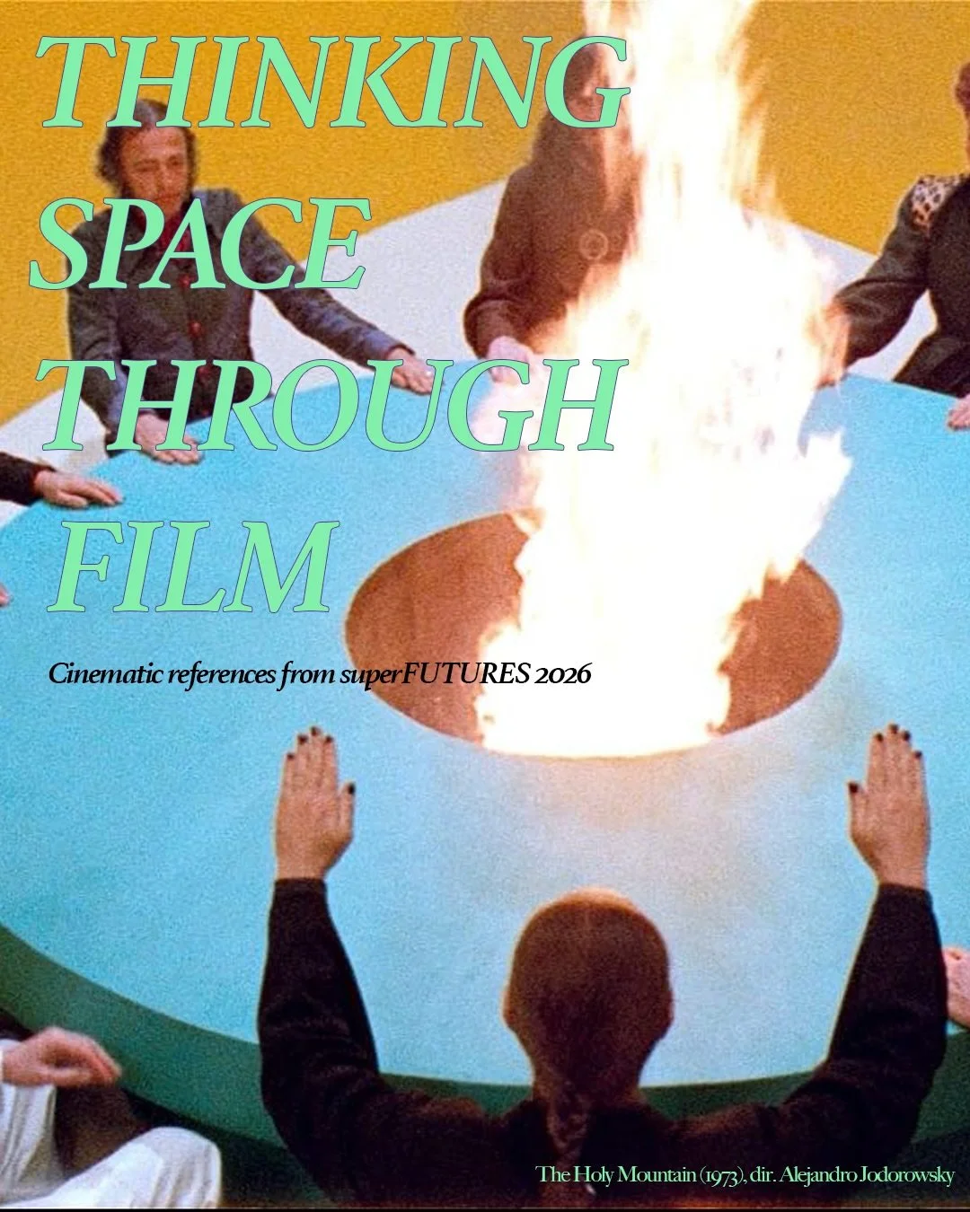 THINKING SPACE THROUGH FILM 🎬

At superFUTURES, film is more than a way of representing a final project. It is a spatial methodology &mdash; a way of thinking through space, time and atmosphere.

Film allows us to construct imagined worlds, choreogr