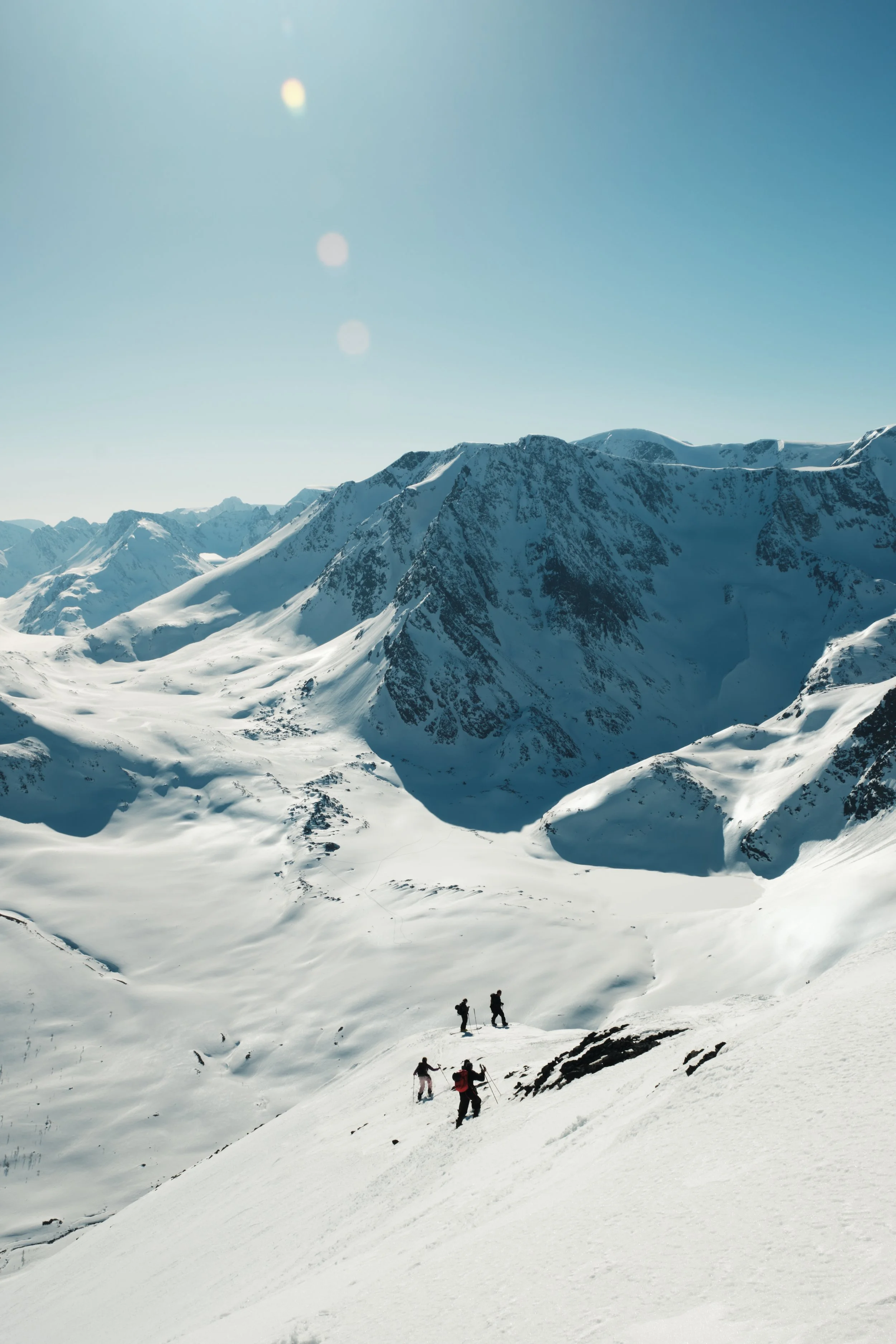 Prepare to ski so that you might...