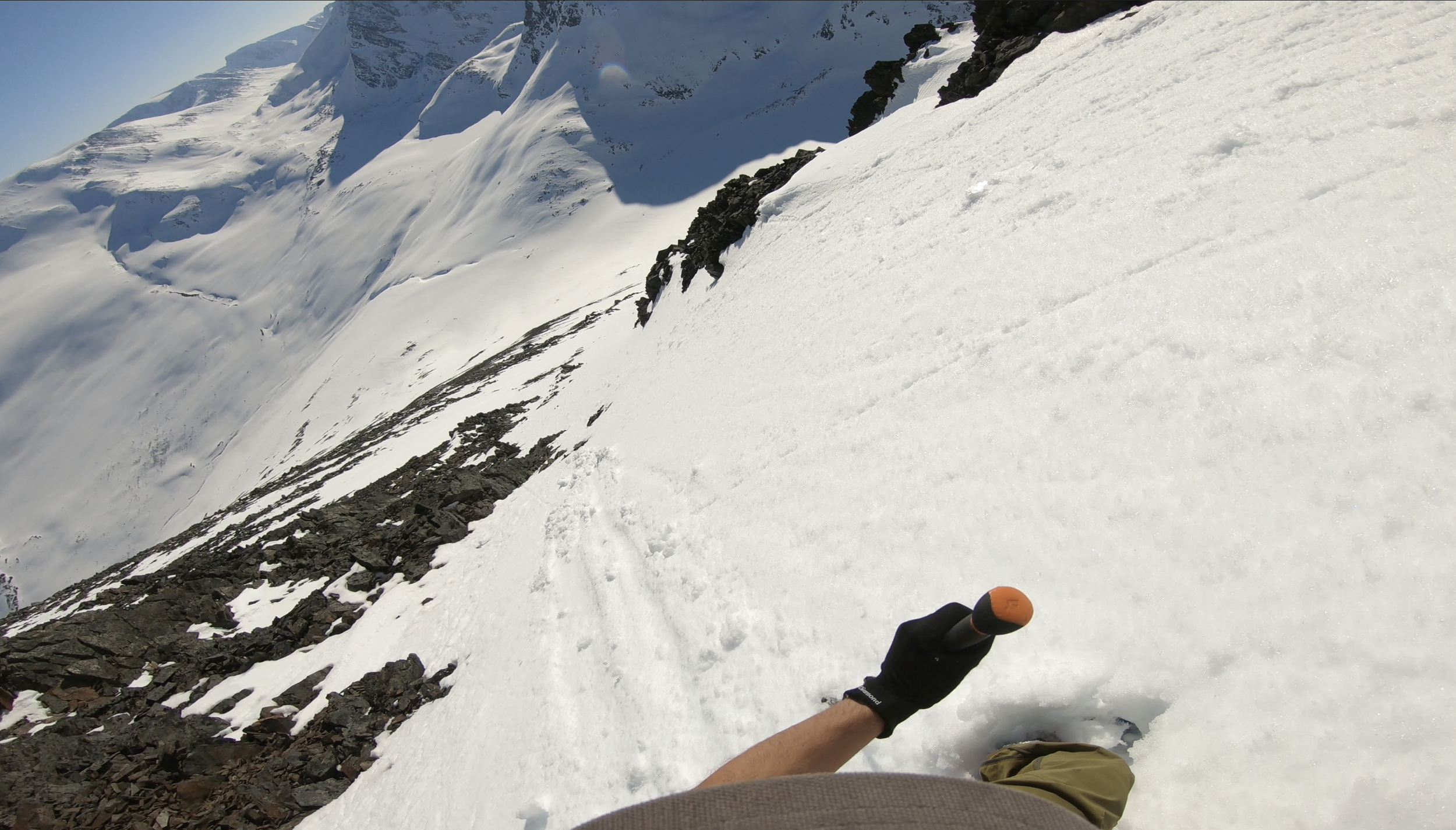 Starting to feel the angle of the slope