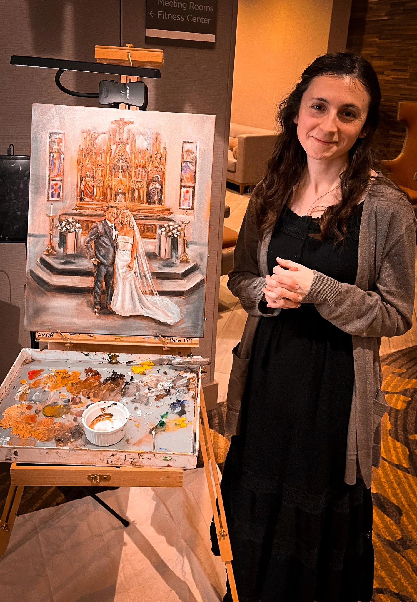Catholic Live Wedding Painter Evansville Indiana