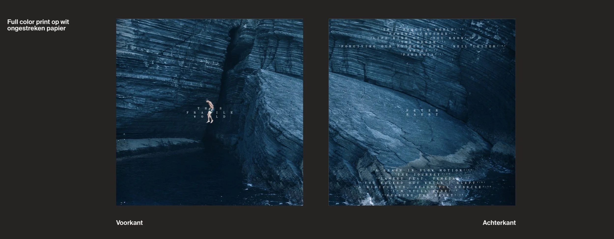 This Fragile World album cover in the works