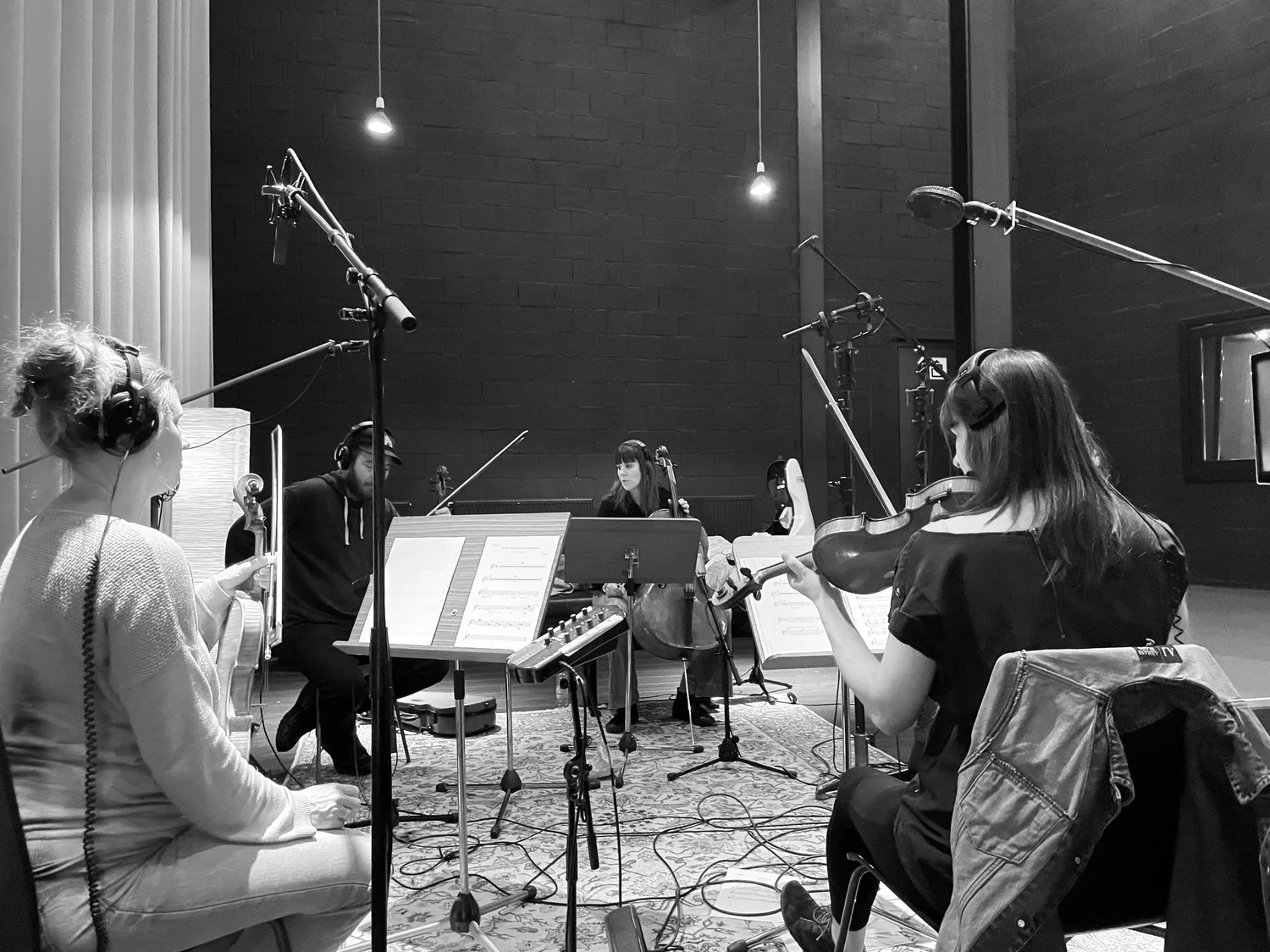 In the studio