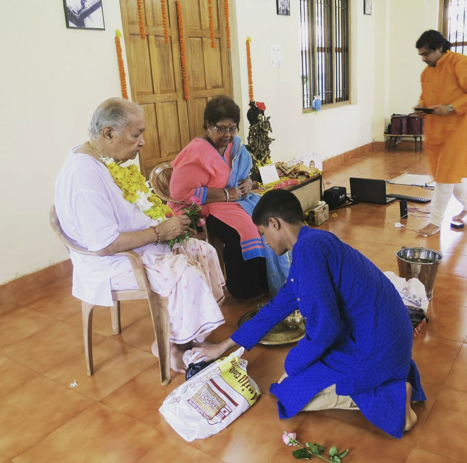 Guru Pournima celebrations with Guruji